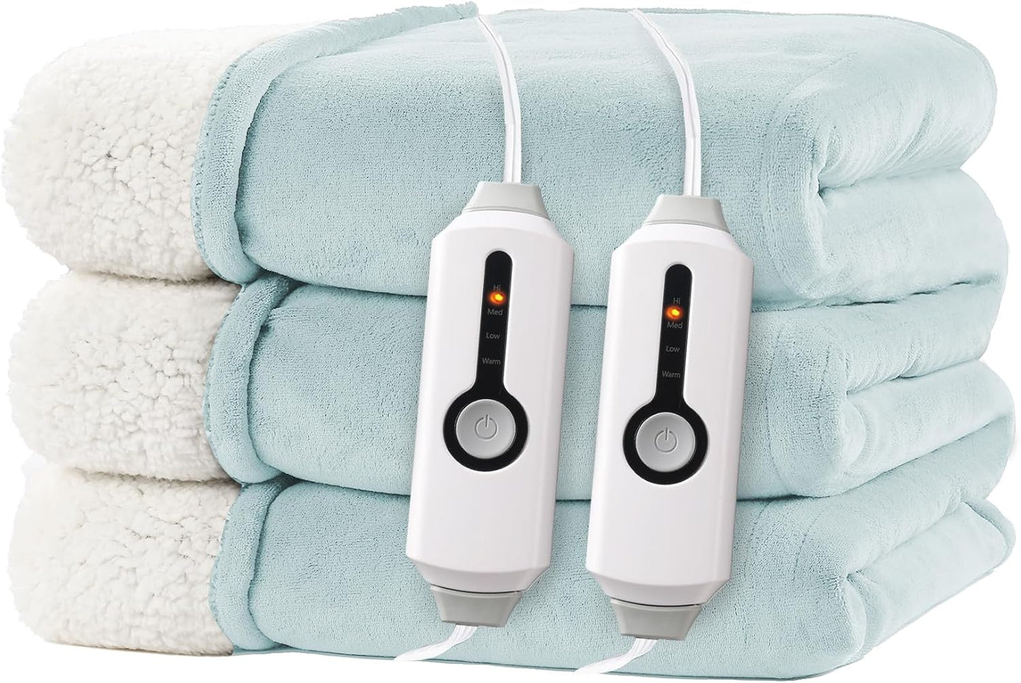 Electric Heated Blanket King Size with Dual-Sided Comfort