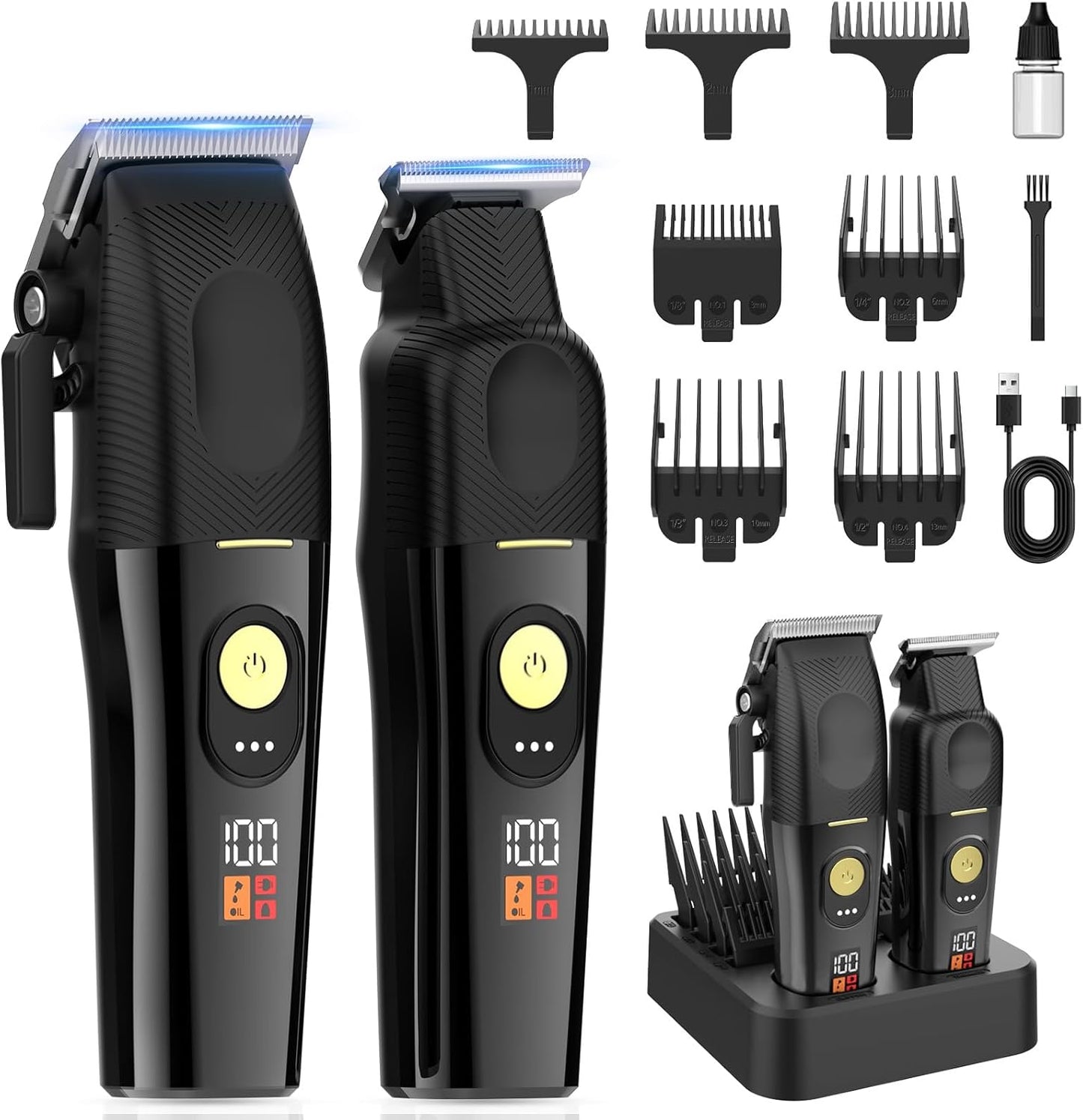 Ufree Hair Clippers for Men - Professional Cordless Grooming Kit