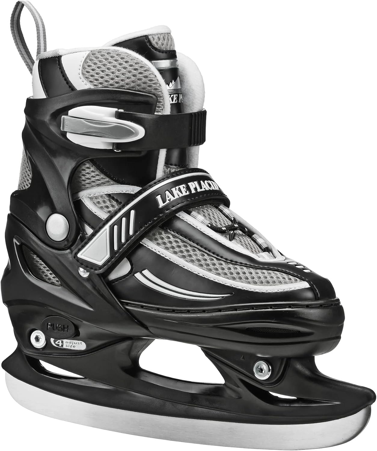 Lake Placid Summit Adjustable Youth Ice Skates for Comfort