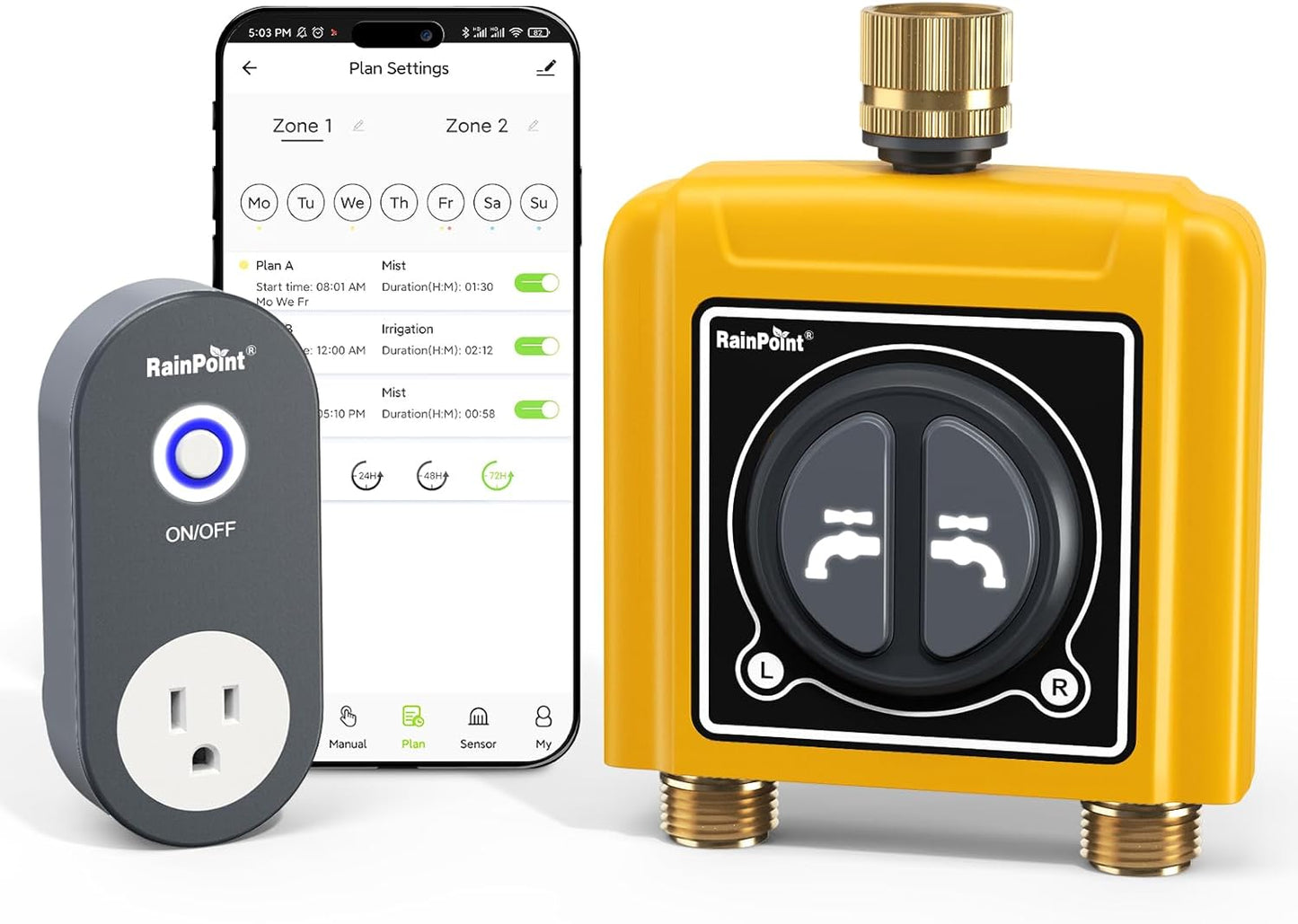 RAINPOINT WiFi Water Timer: Smart Lawn Irrigation Control