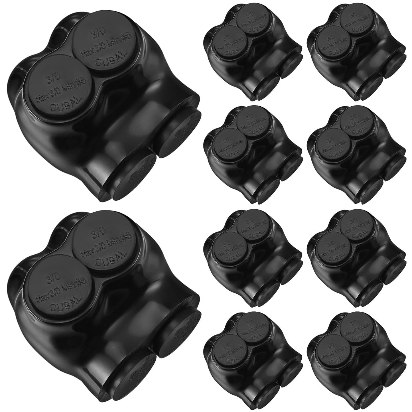 10 Pcs Insulated Multi Cable Connectors for Electrical Use