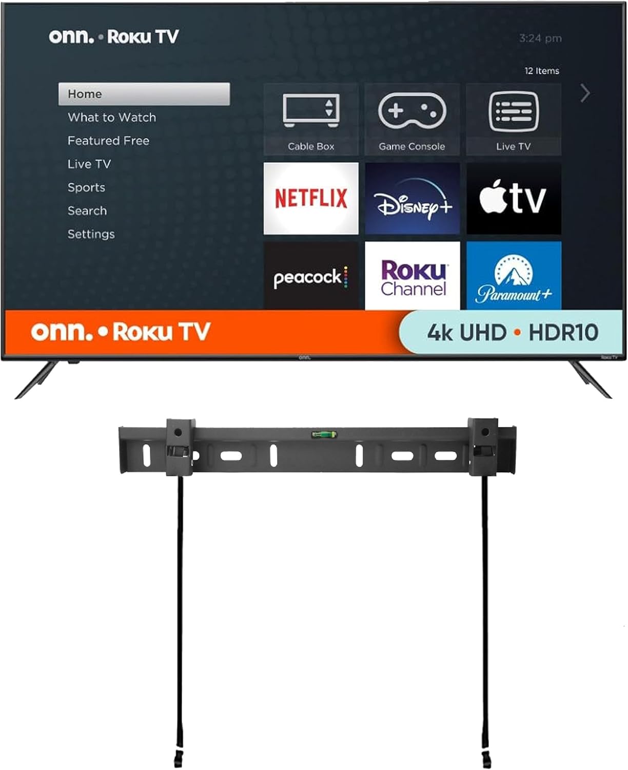 55 4K Smart TV + Free Wall Mount | Wi-Fi Connectivity