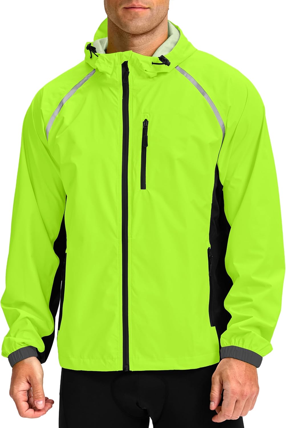 Men's Cycling Rain Jackets Waterproof Lightweight Windbreaker