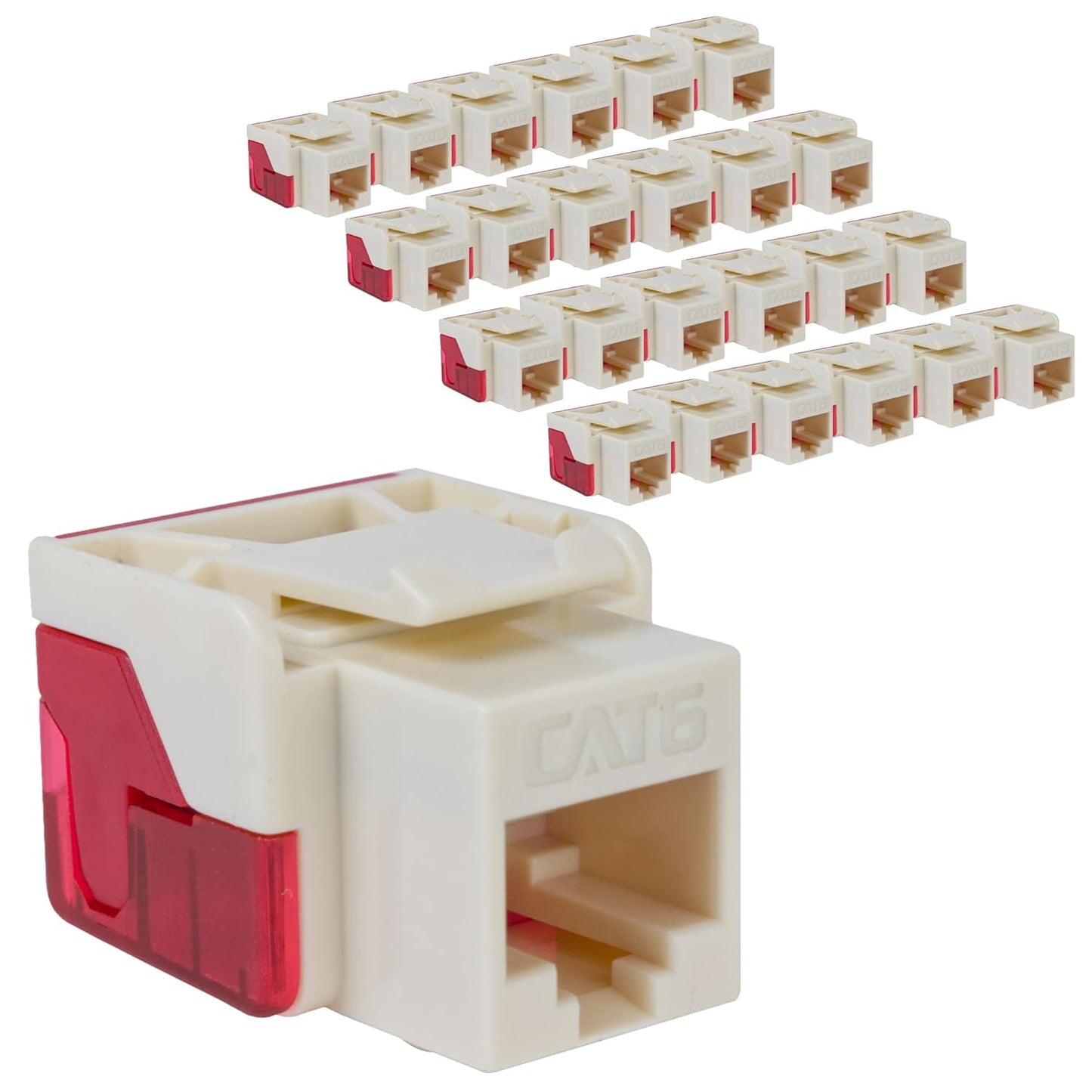 ICC CAT6 Keystone Jack for Easy Termination and High Power Use
