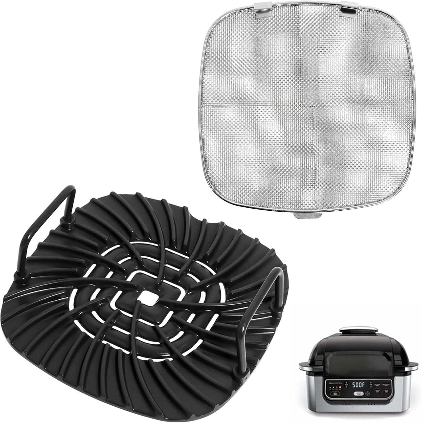 Swess Ninja Foodi Grill Grate & Shield Combo