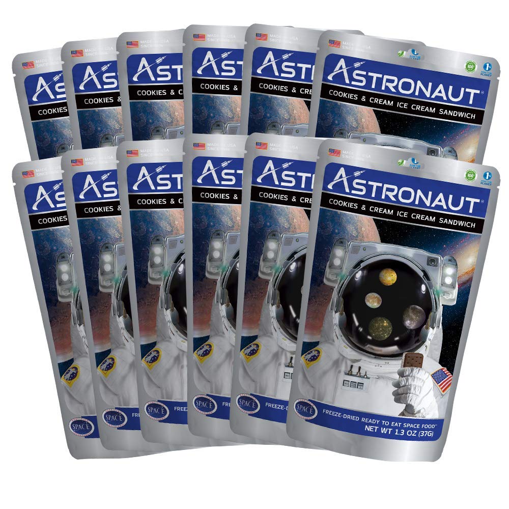 Astronaut Foods Freeze-Dried Ice Cream Sandwiches for Fun Treats