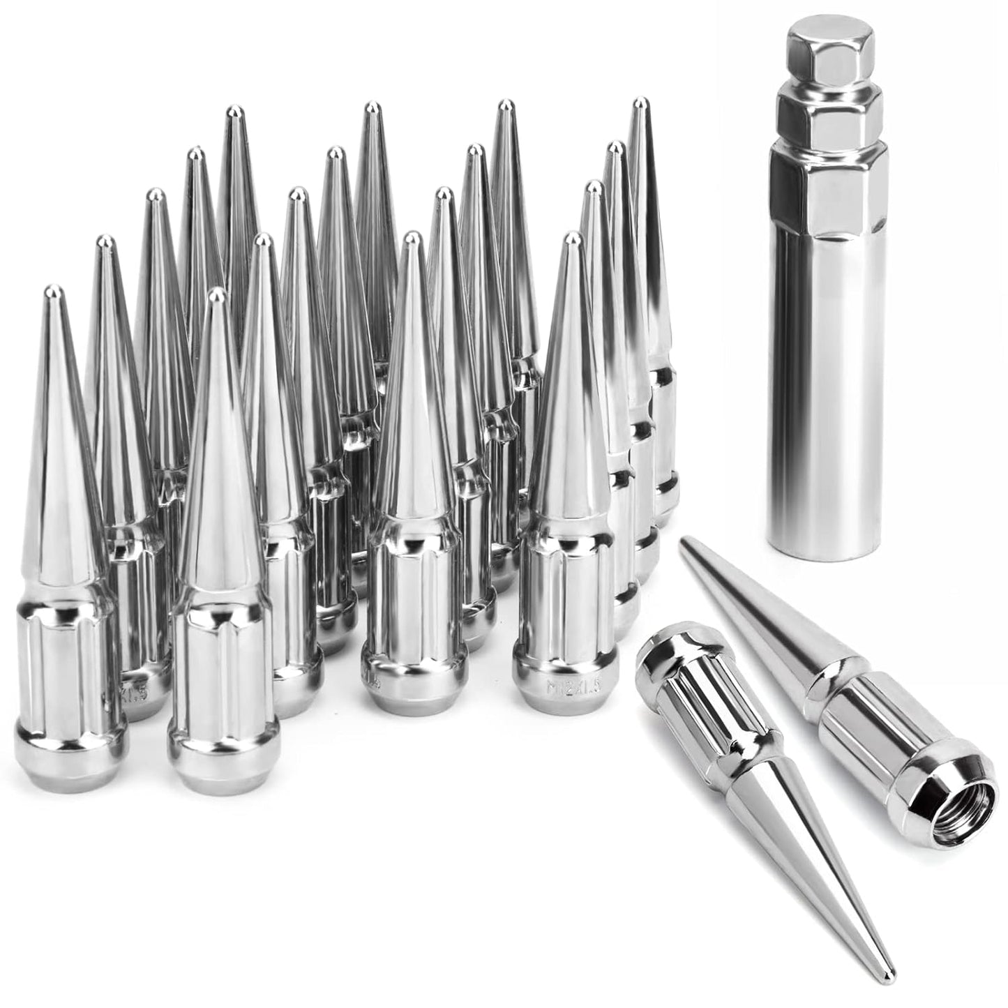 DYNOFIT 12mmx1.5 Wheel Spike Lug Nuts for Enhanced Performance