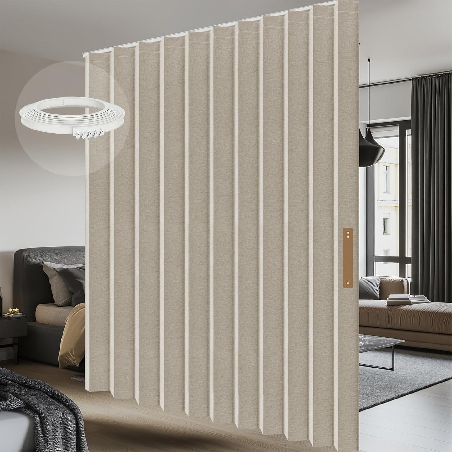 100% Blackout Room Divider Curtains for Privacy and Style