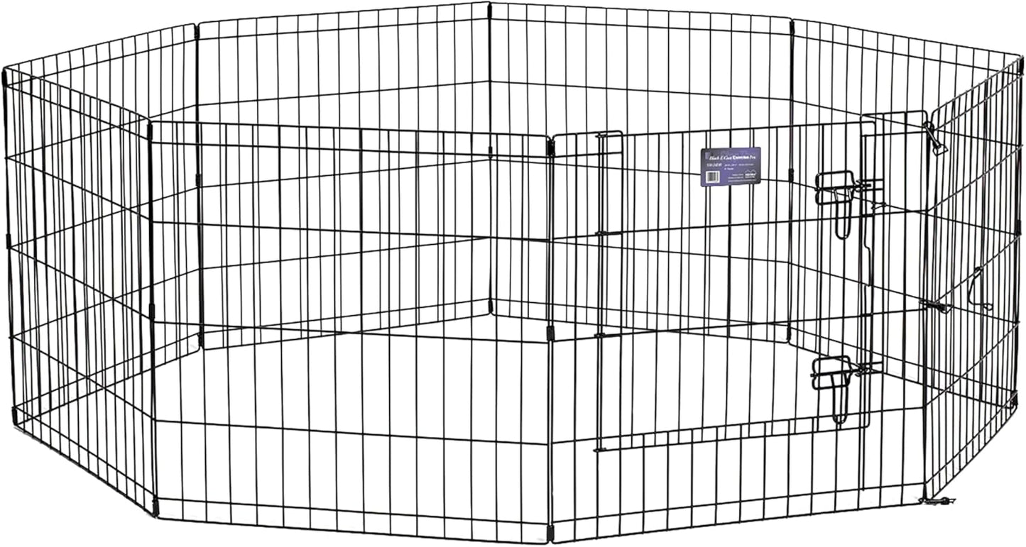 MidWest Homes for Pets Folding Metal Dog Exercise Pen for Play