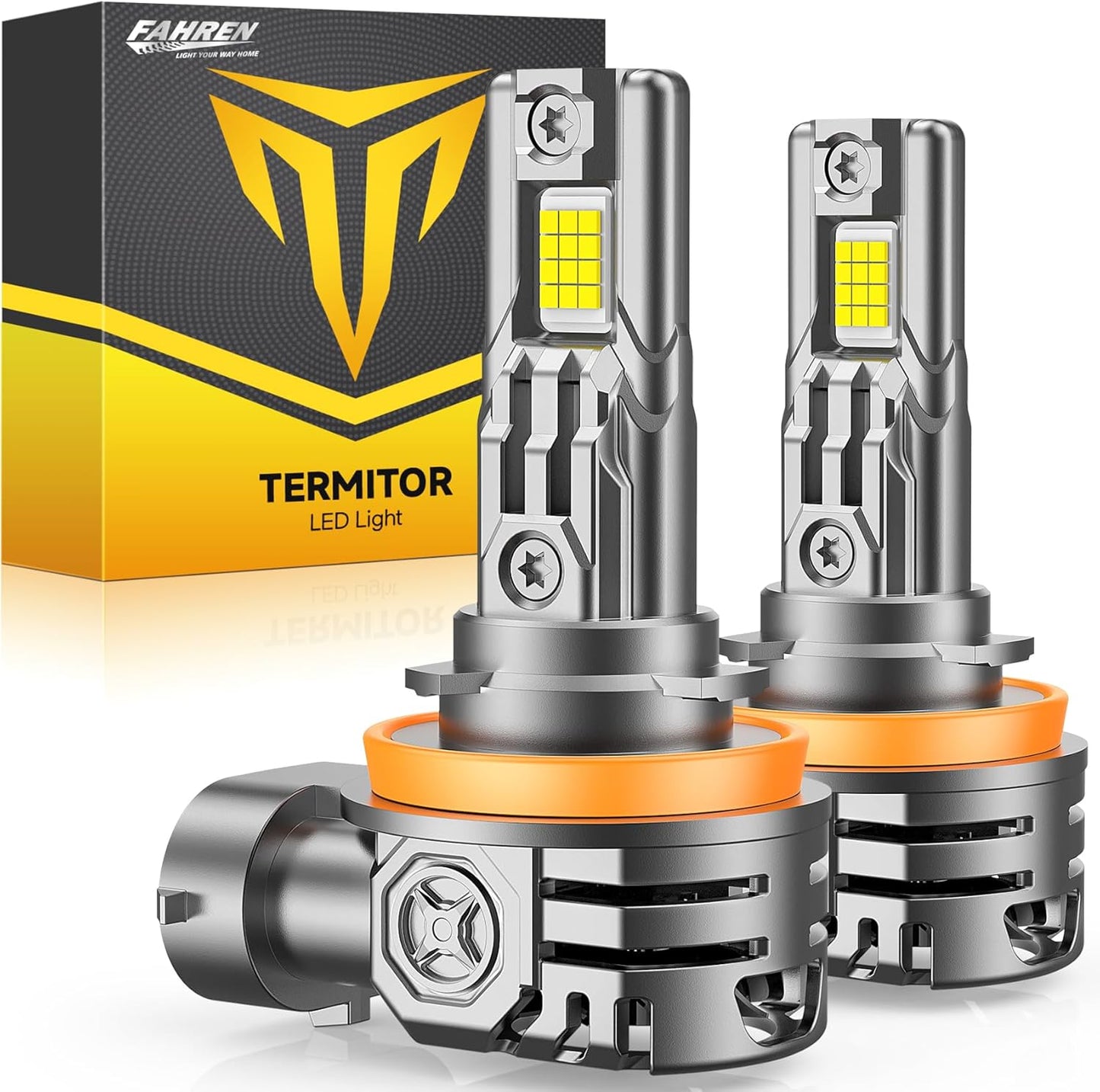 FAHREN 2025 H11 LED Bulbs - 70000LM Ultra-Bright Replacement