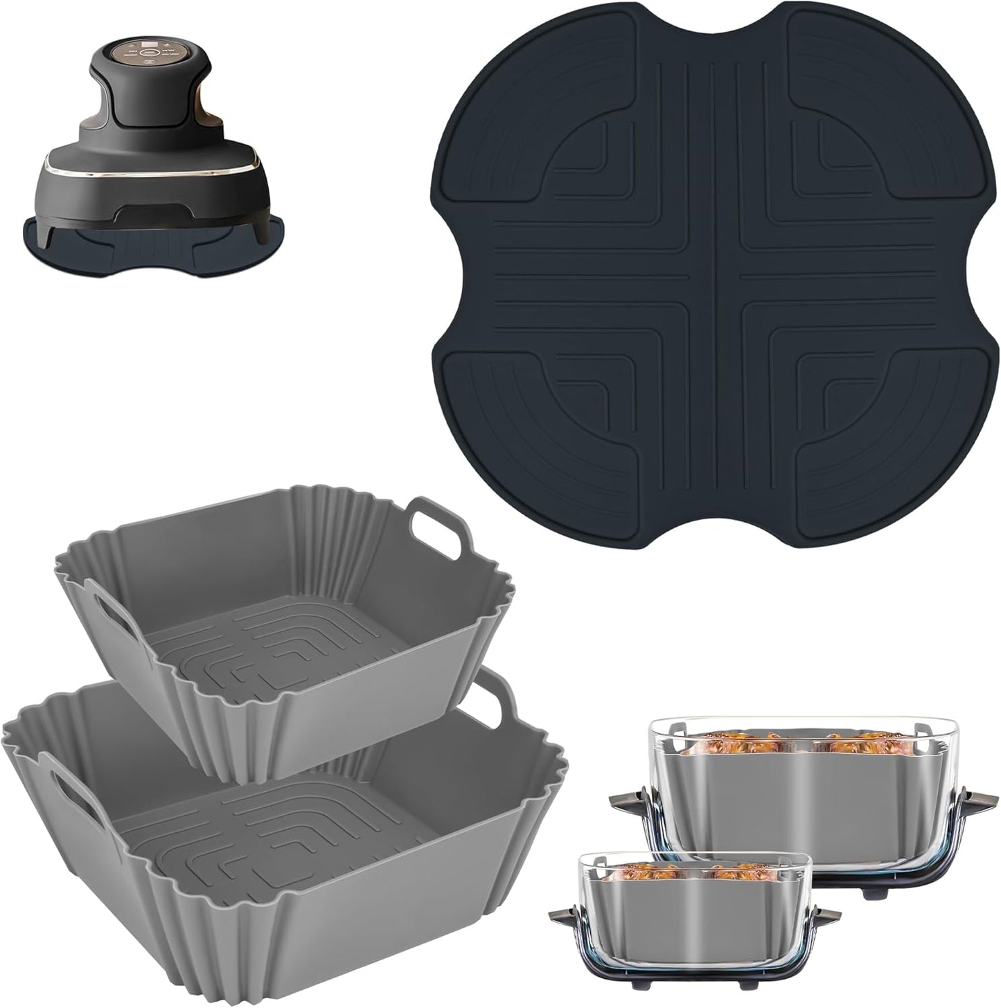 Fireproof Ninja Crispi Mats: Non-Stick & Reusable