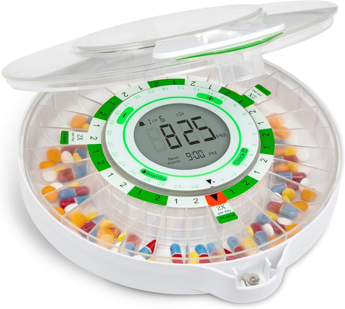 Live Fine 28-Day Automatic Pill Dispenser for Easy Medication