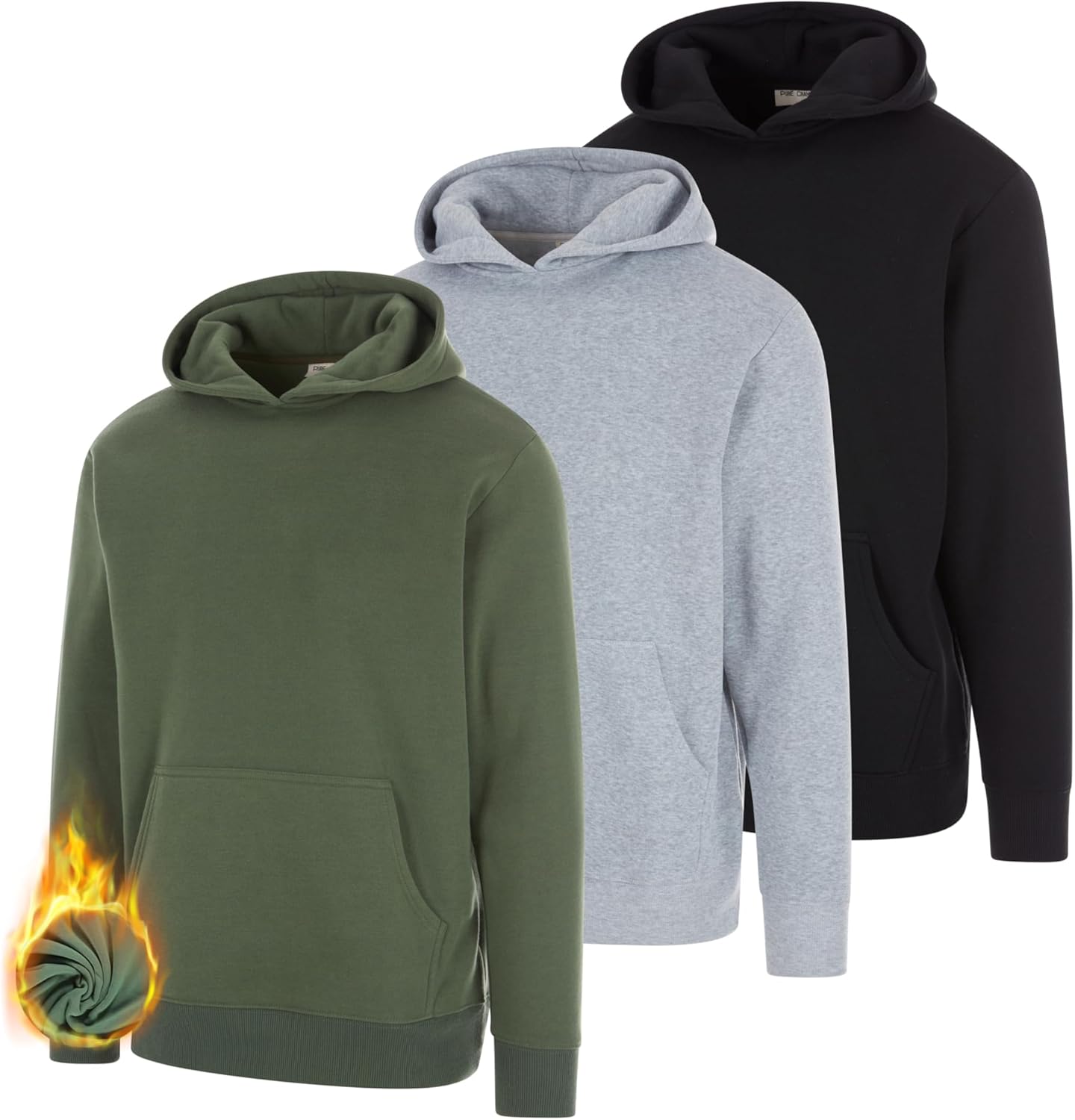 PURE CHAMP Fleece Hoodies for Men - Cozy and Durable Essentials