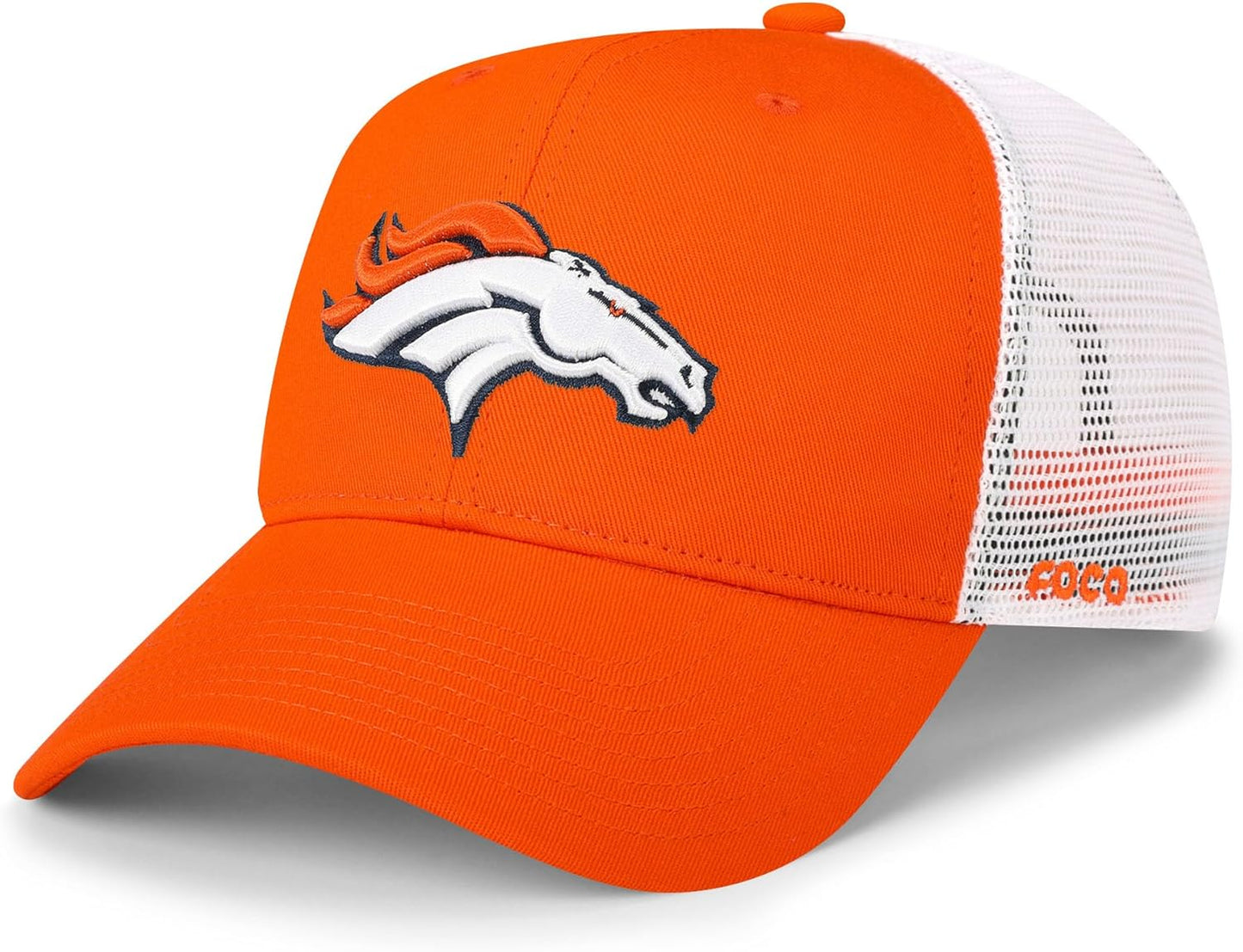 FOCO Men's NFL Team Logo Mesh Trucker Hat for Ultimate Comfort