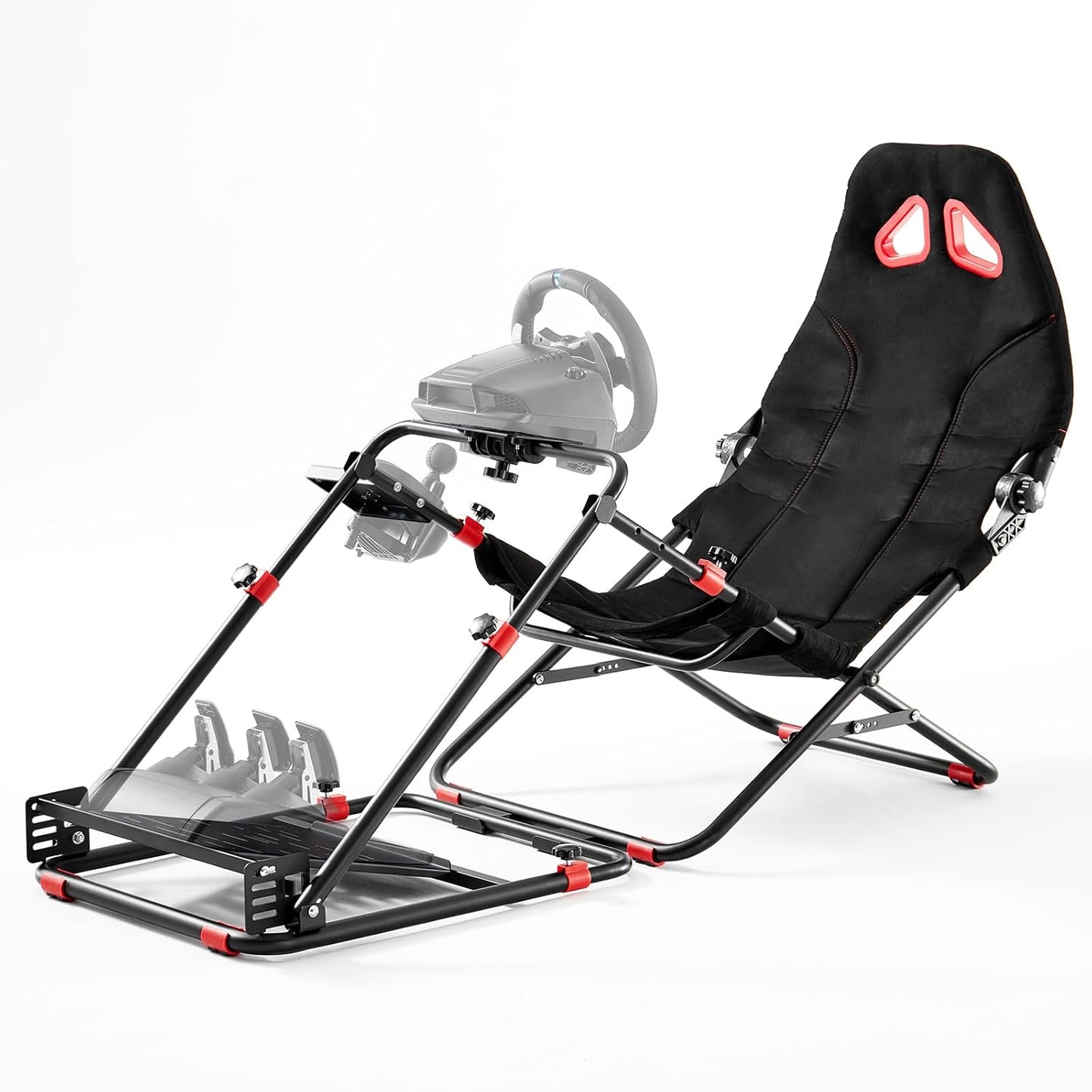 RACGTING Racing Simulator Cockpit: Adjustable & Foldable Seat
