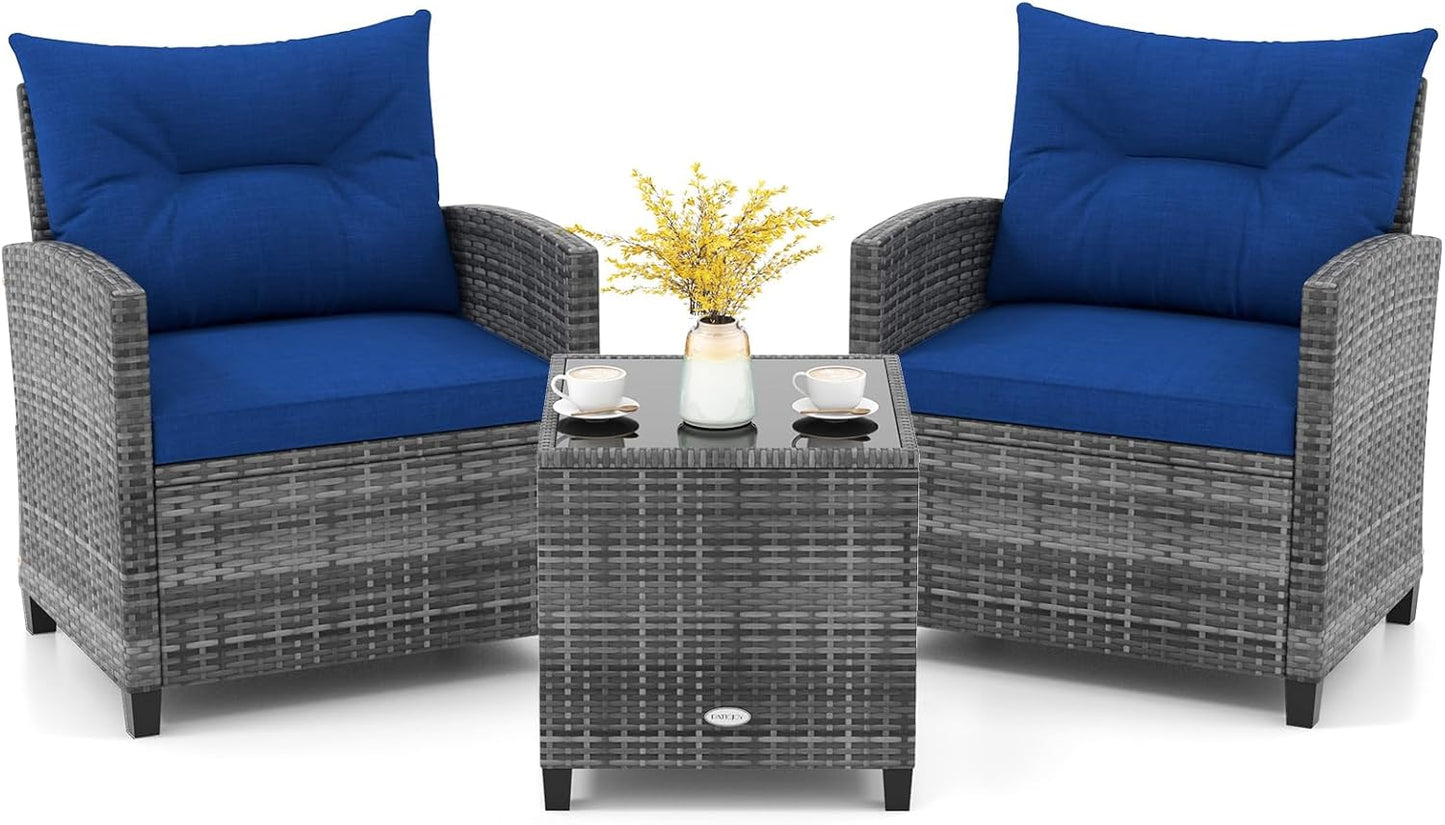 KOTEK 3 Piece Patio Furniture Set for Outdoor Relaxation