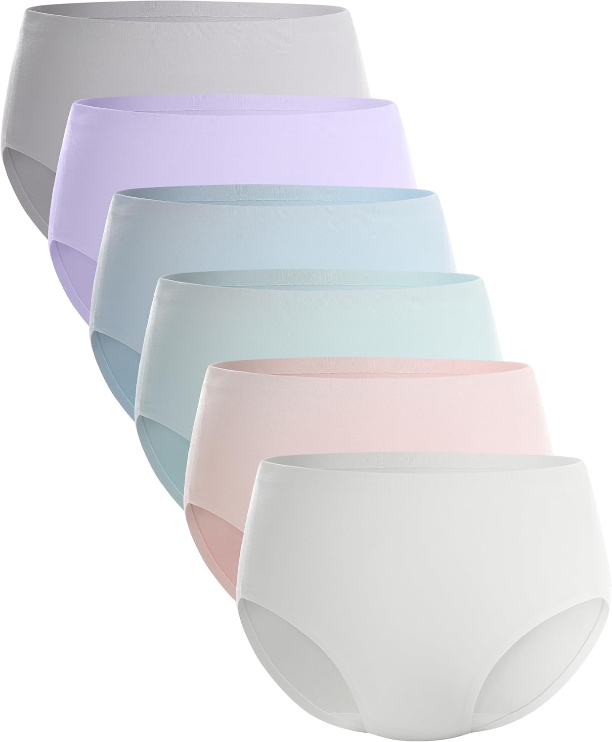 Bamboo Cool Women's Underwear Soft Panties Full Coverage Briefs