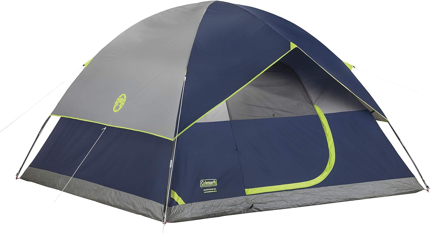 Coleman Sundome Camping Tent: Spacious Weatherproof Shelter
