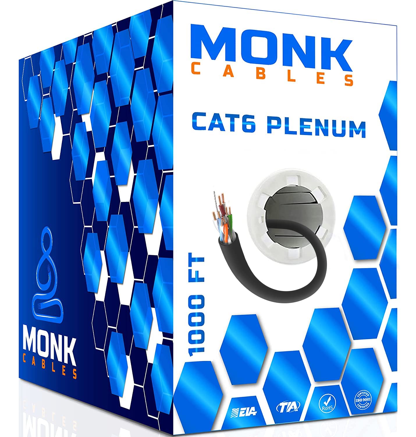 CAT6 Plenum Cable 1000ft - Military-Grade Quality & Performance