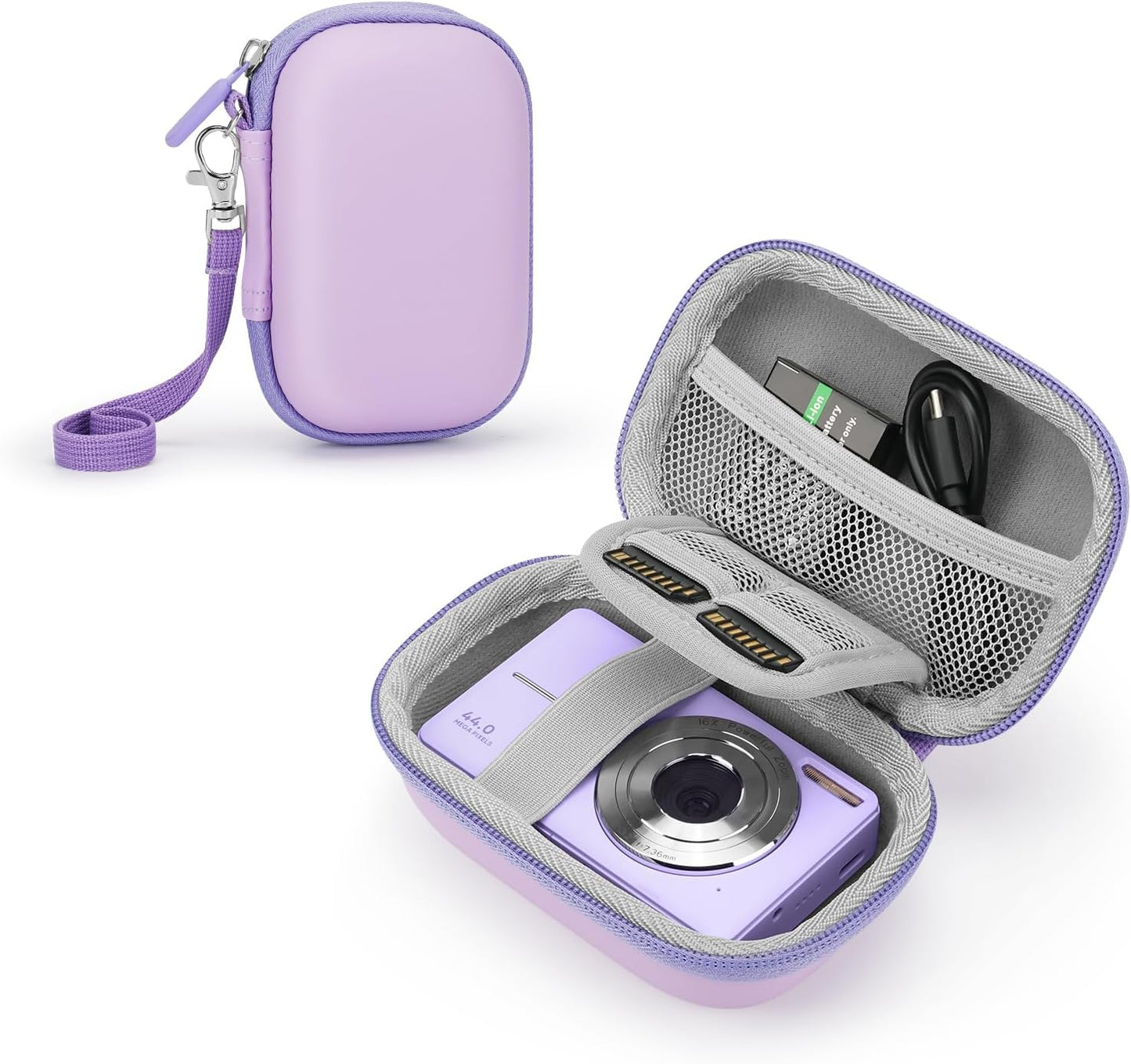 Compact Violet Camera Case for FHD 1080P Cameras