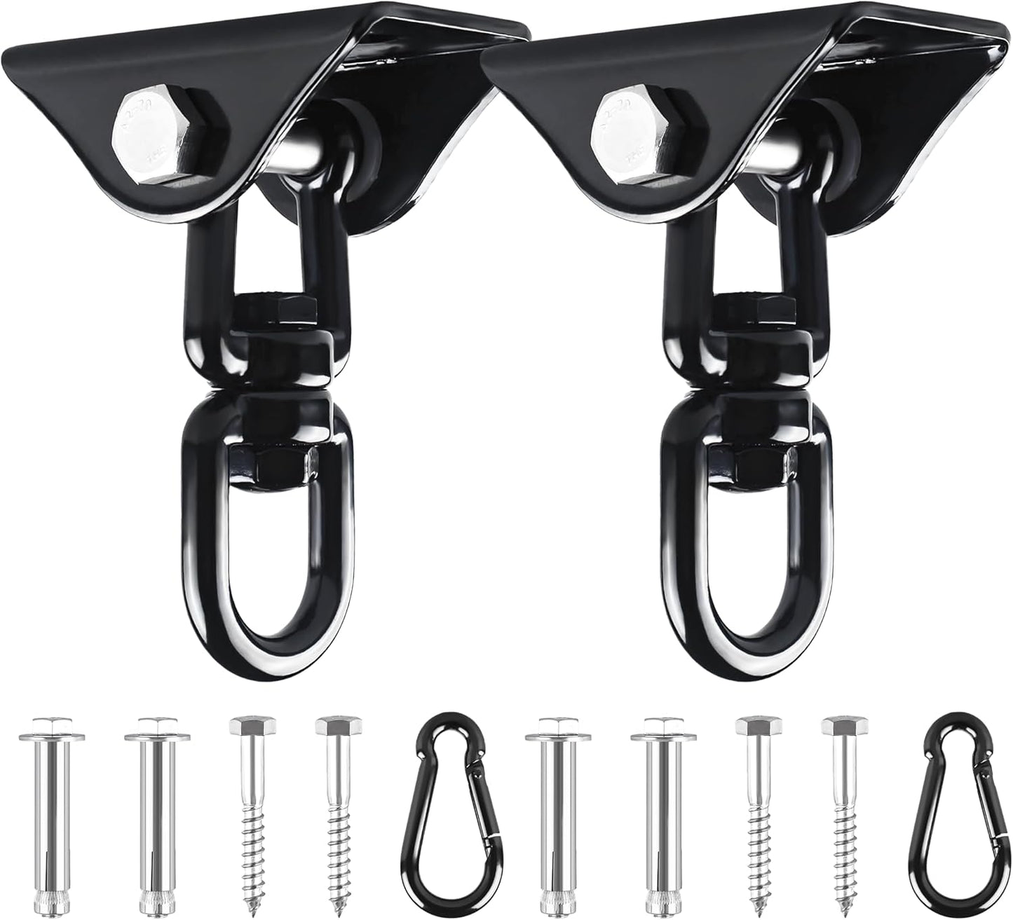 SKYPHAROS 360 Swing Kit: Heavy Duty Stainless Steel Hooks for 1200 lb Capacity