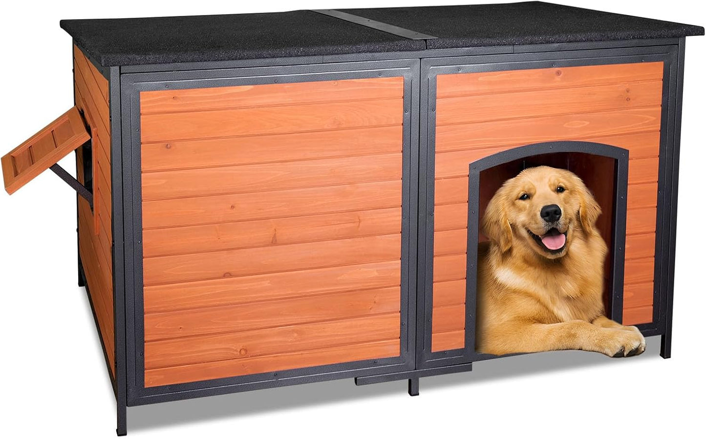 Extra Large Dog House Outdoor Weatherproof Kennel for Large Dogs