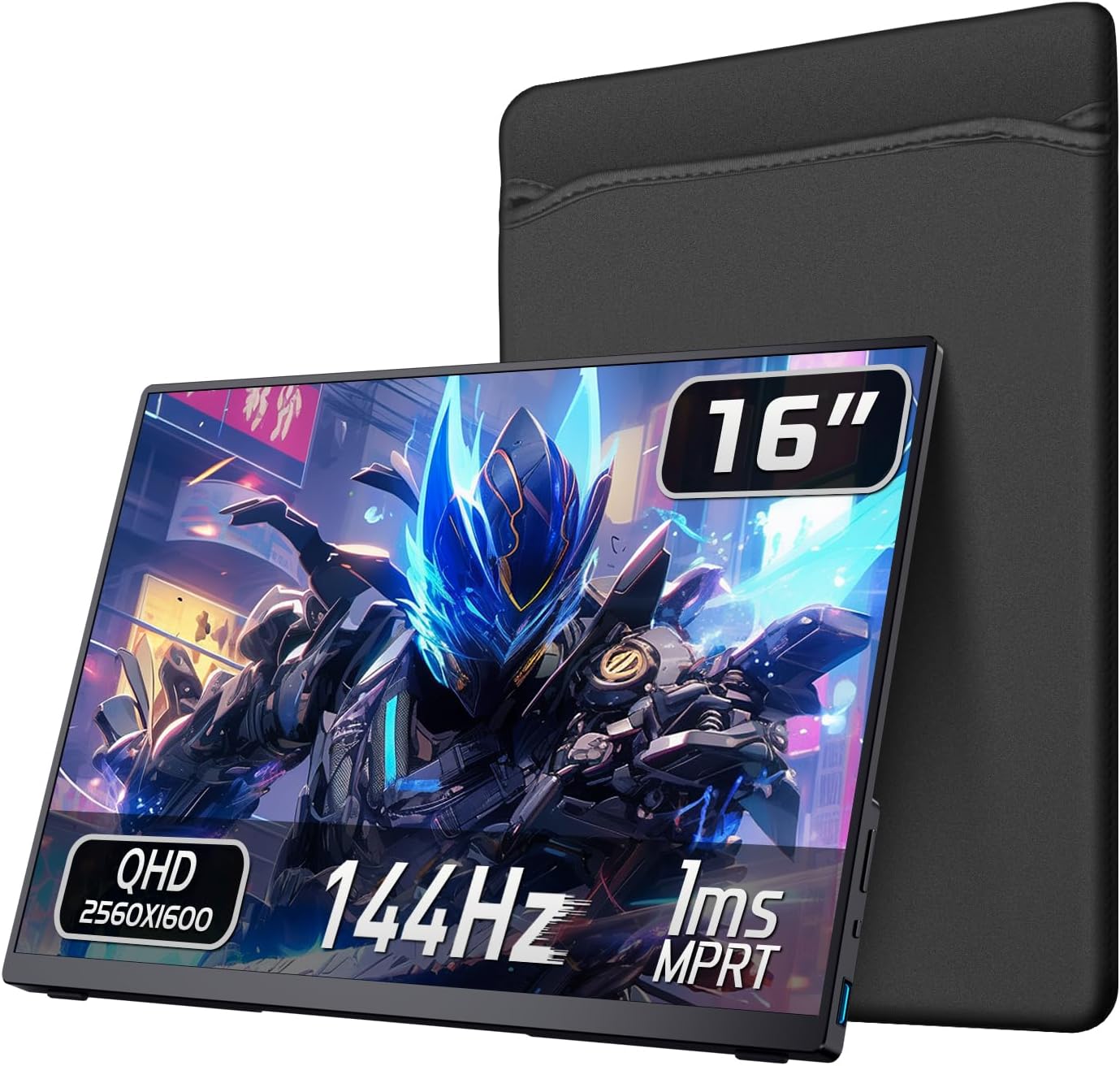 VOKENSU 2K 144Hz 16 Portable Gaming Monitor - HDR FreeSync