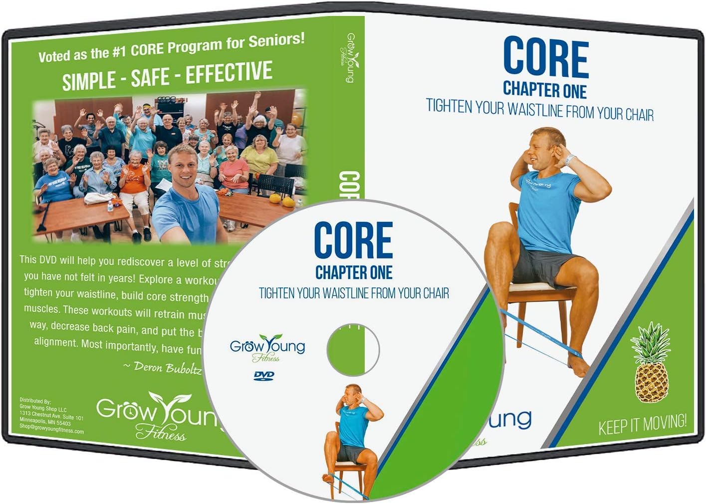 Grow Young Fitness Exercise DVDs for Seniors - Low Impact Workouts