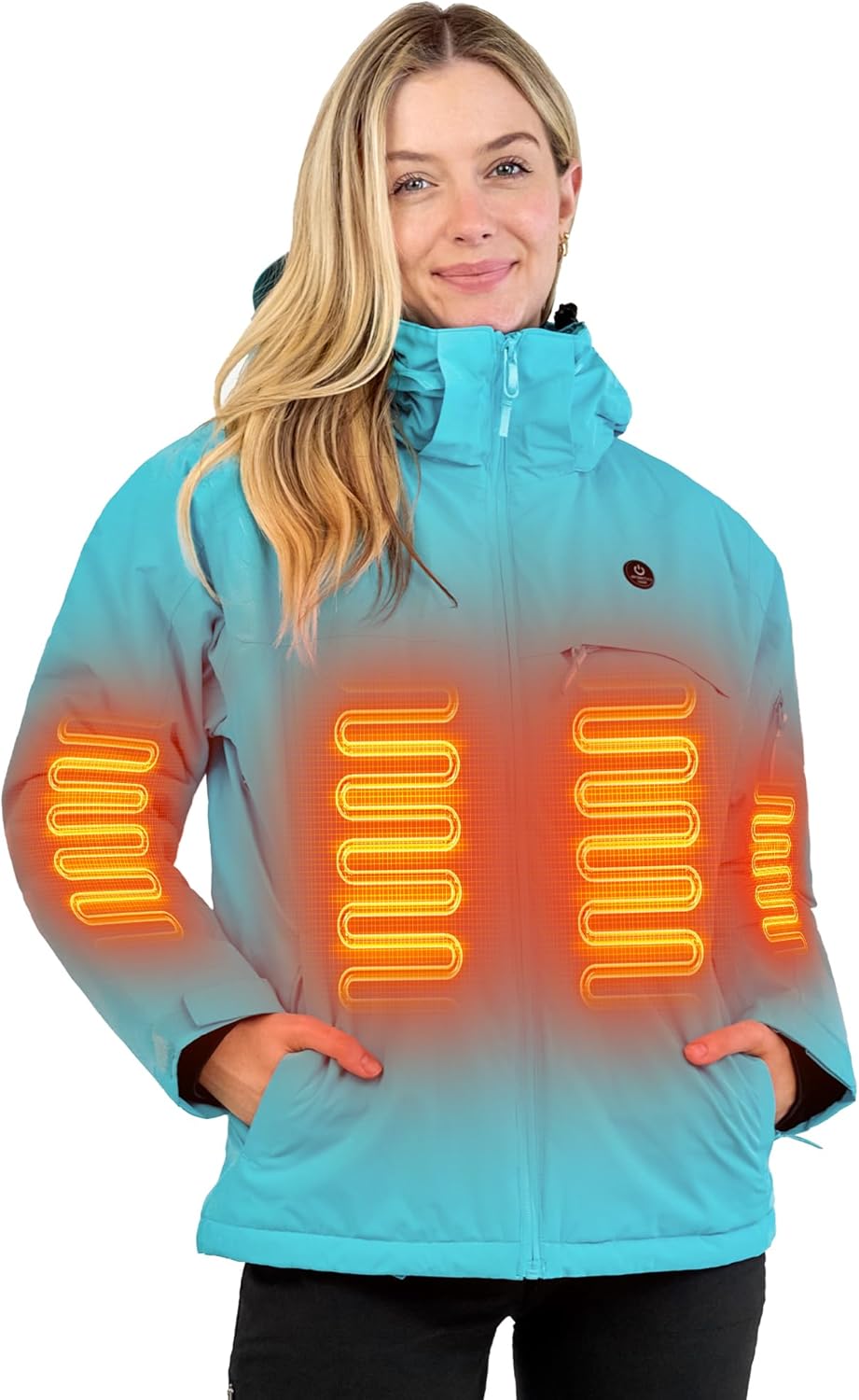 Stay Cozy All Day: Heated Women's Winter Jacket