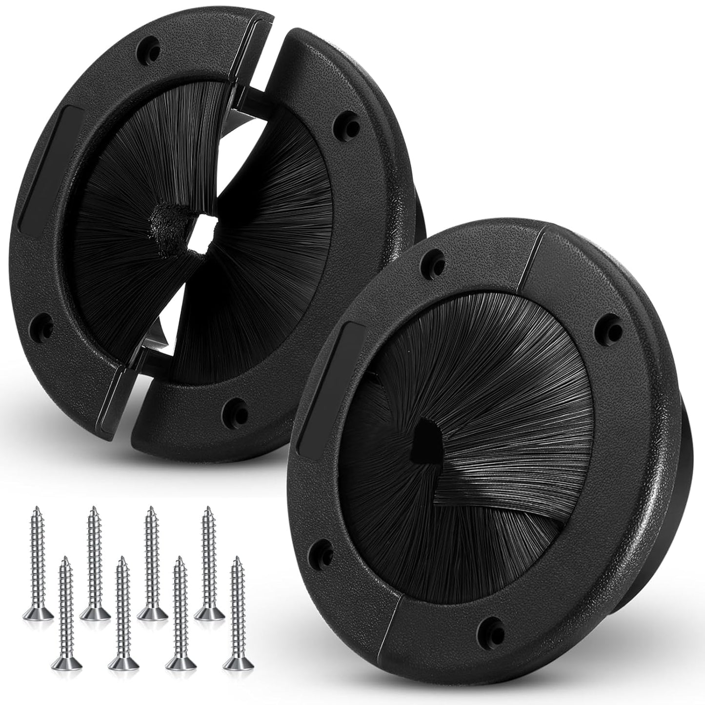 4 Inch Round Brush Grommet for Efficient Cable Management