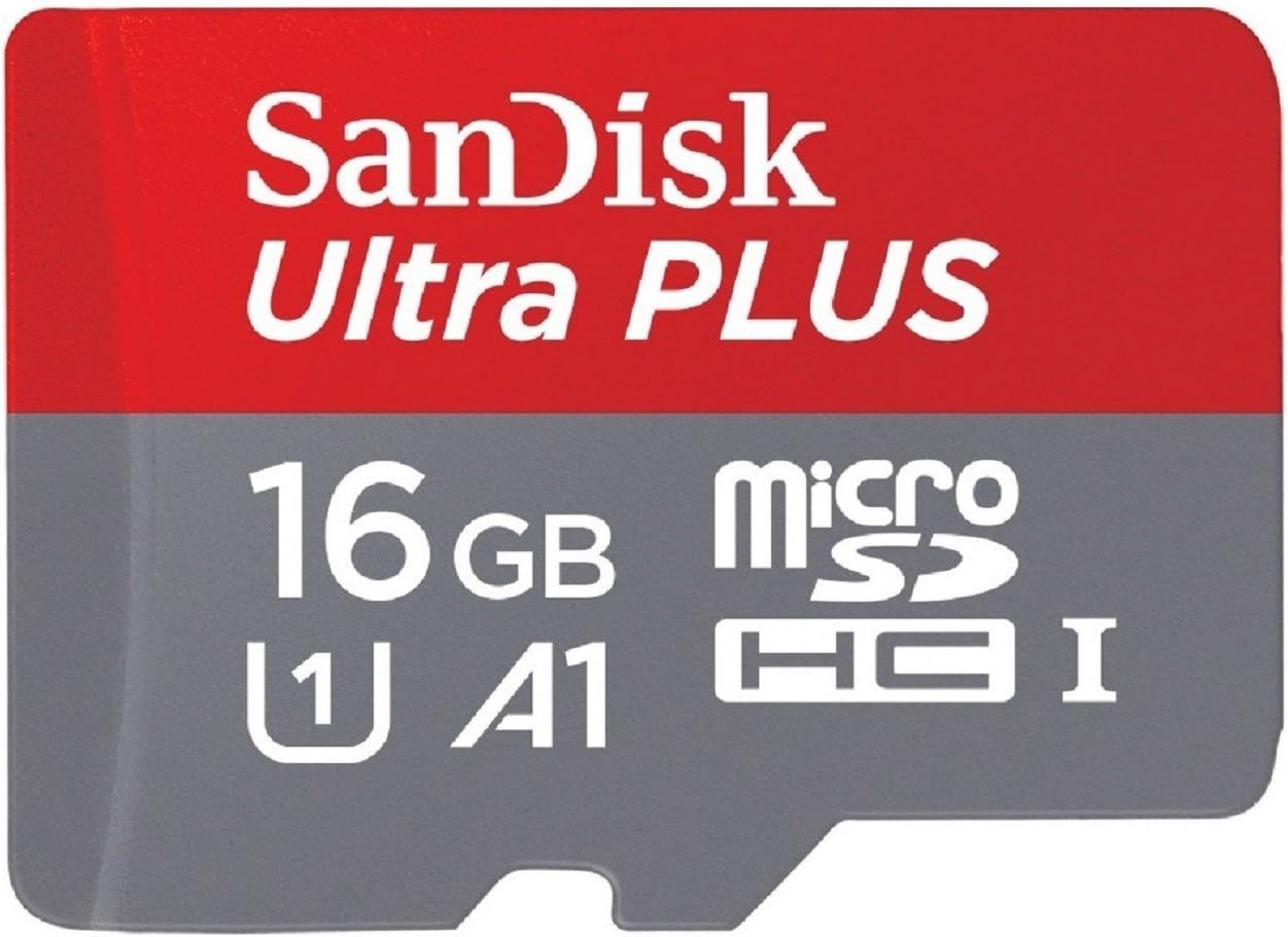 SanDisk Ultra Plus 16GB MicroSDHC - Speedy Storage Solution