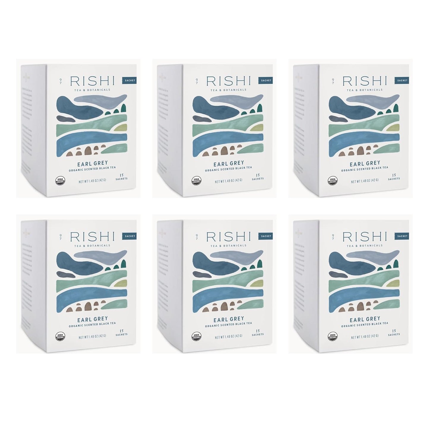 Organic Earl Grey Tea Sachets - Energizing Black Tea Bags