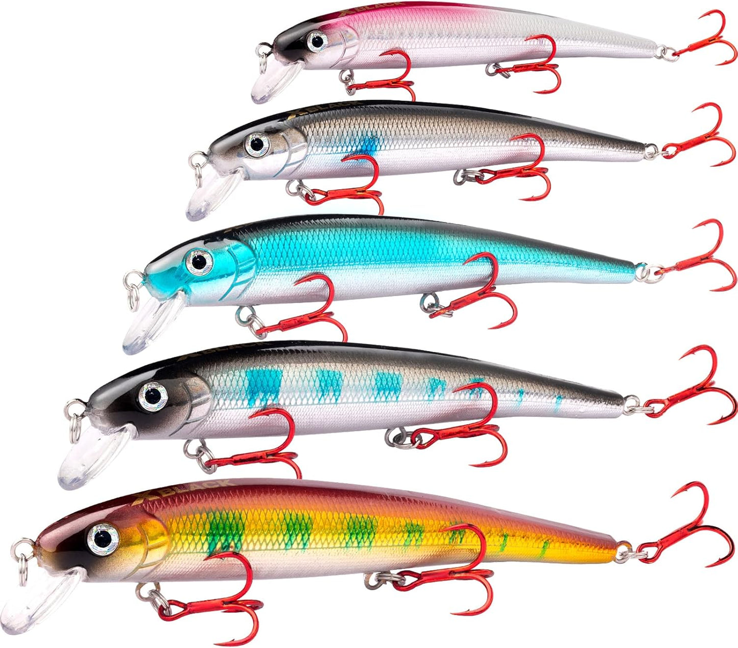 5PCS XBLACK Fishing Lures Set - Catch Big Fish!