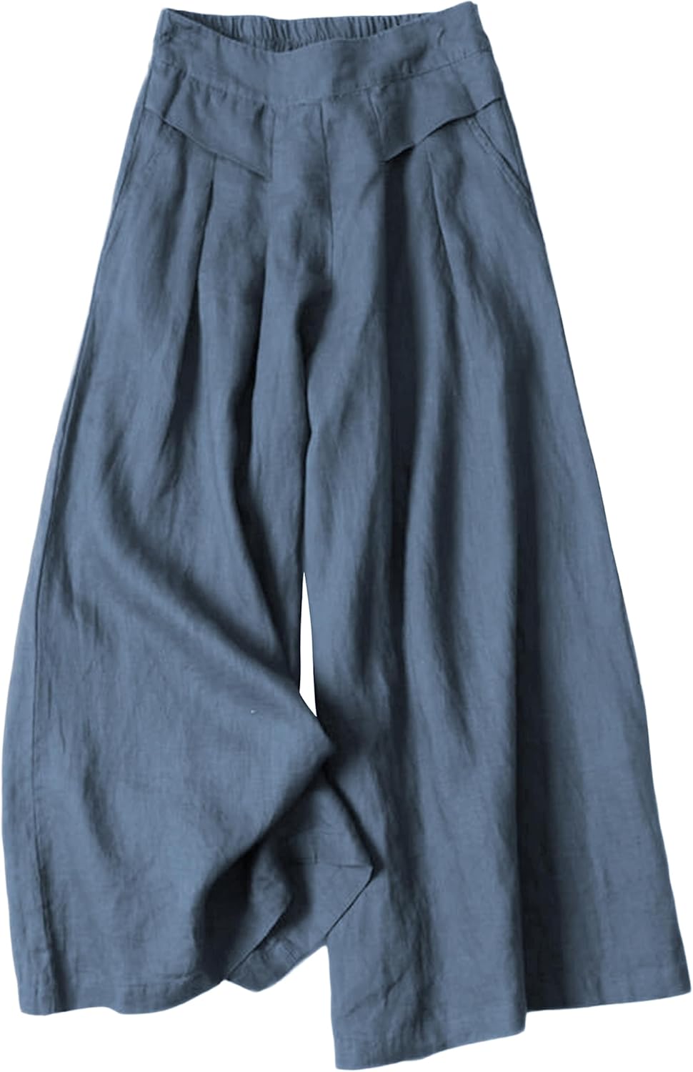 Hooever Women's Cotton Linen Culottes Pants for Stylish Comfort