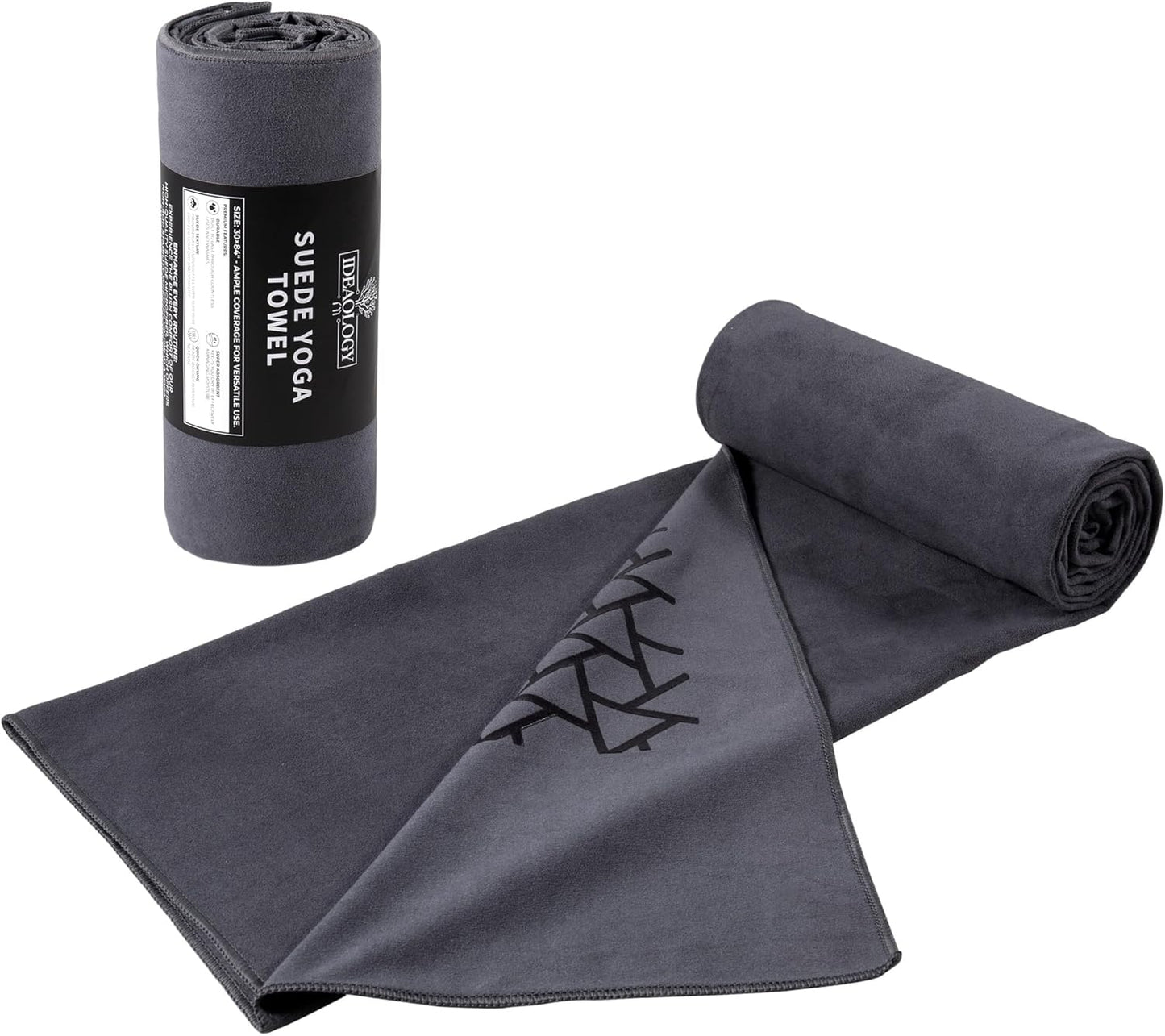 XL Hot Yoga Mat Towel - Non Slip Suede Touch - iDeaology