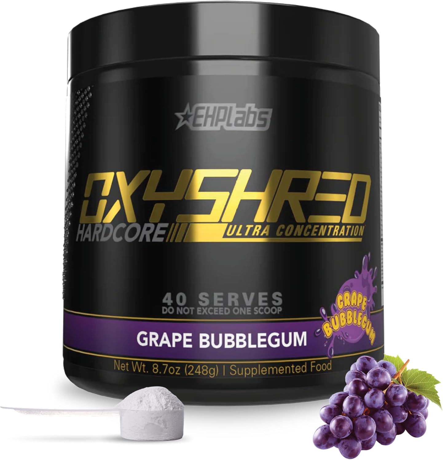 OxyShred Hardcore Pre Workout Powder for Energy & Focus
