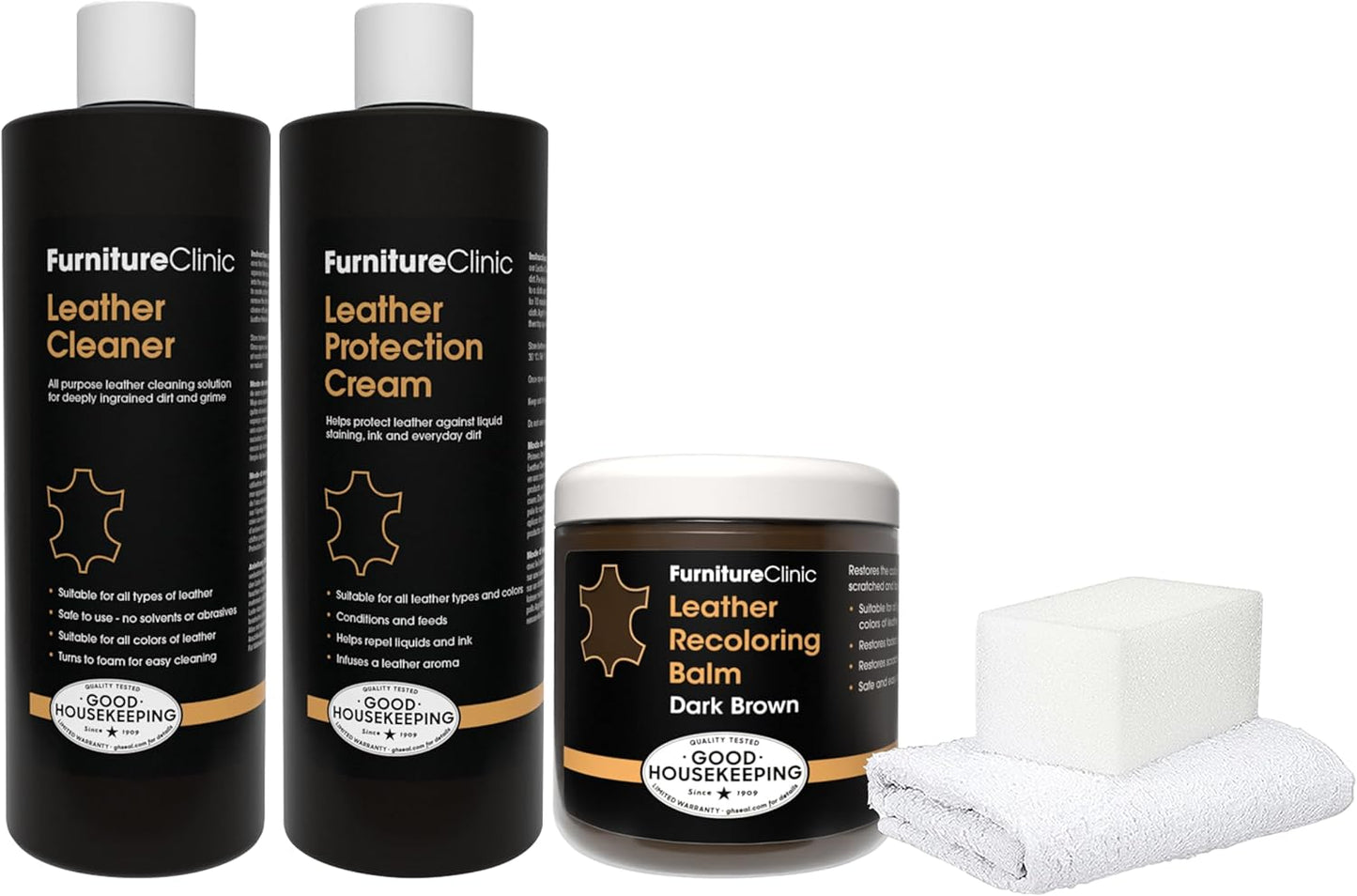 Leather Restoration Kit | Recolor, Clean, Protect!