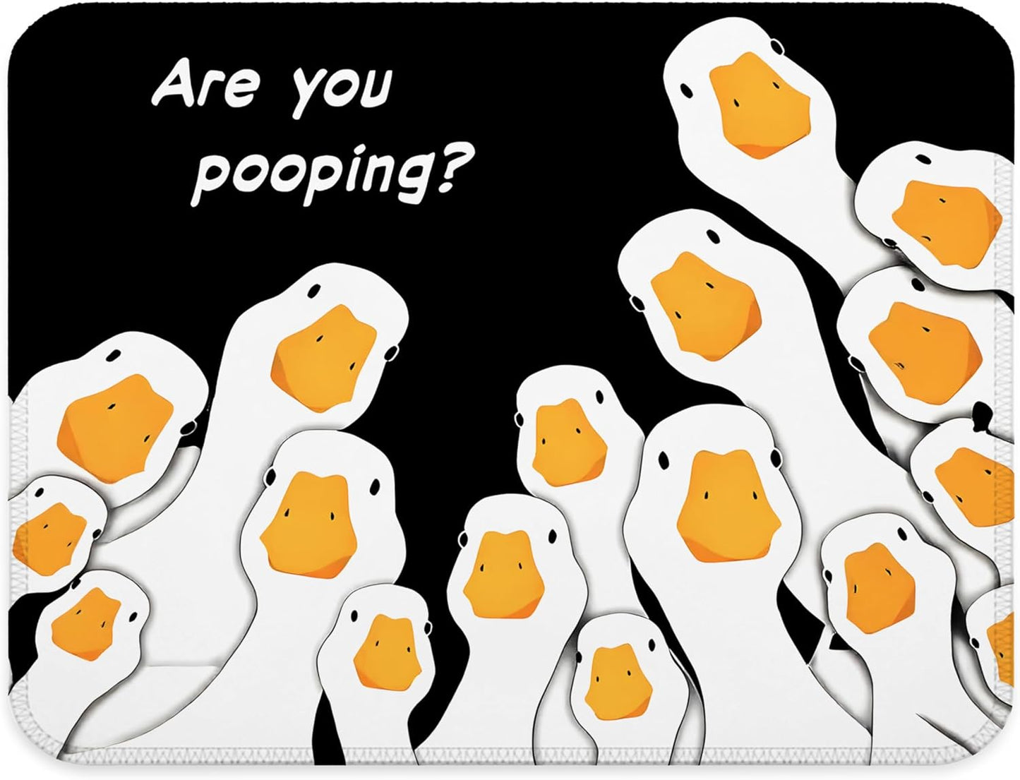 Funny Duck Goose Mouse Pad for Hilarious Work Moments!