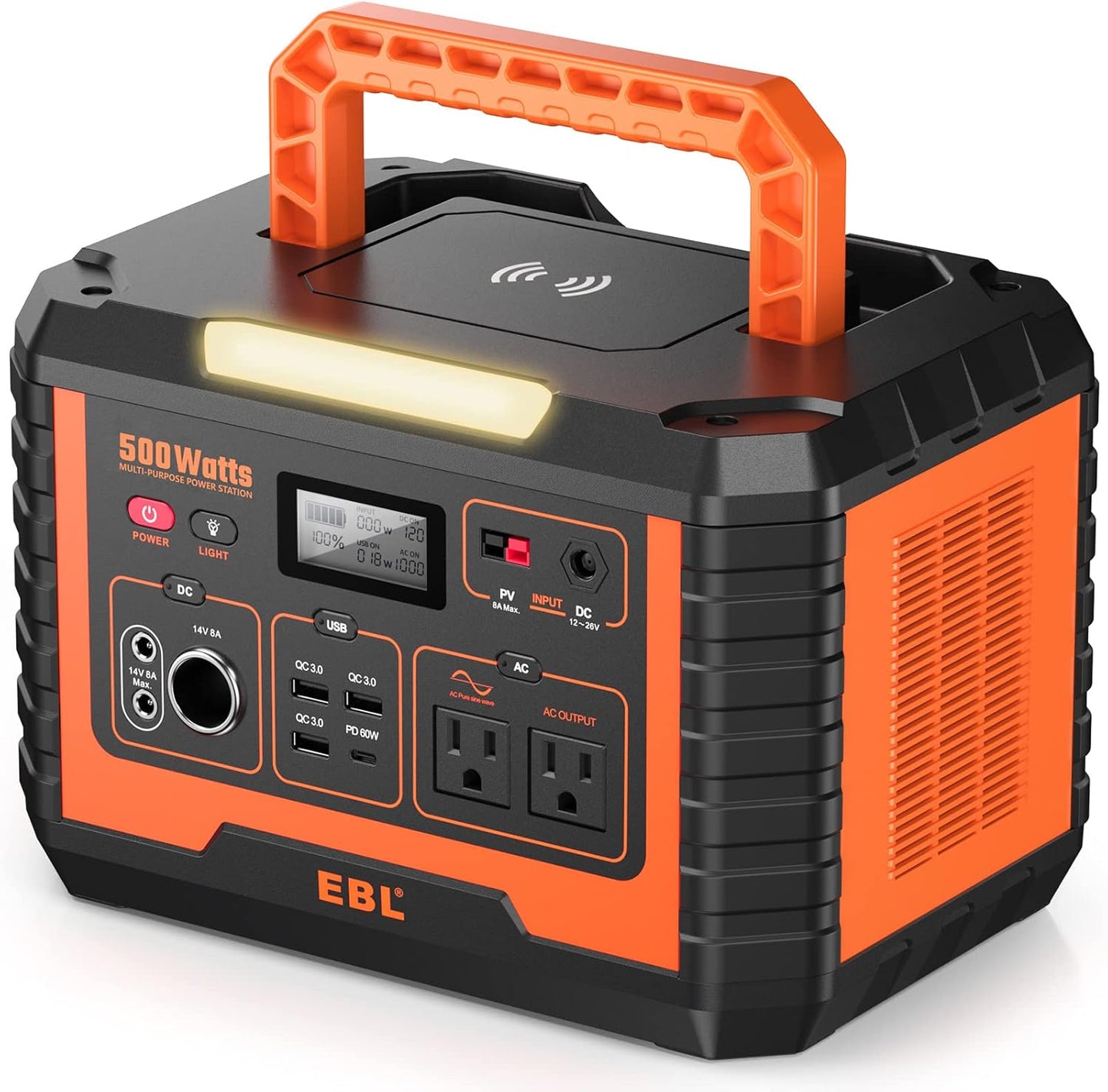 EBL 500W Solar Power Station: Reliable Backup Energy