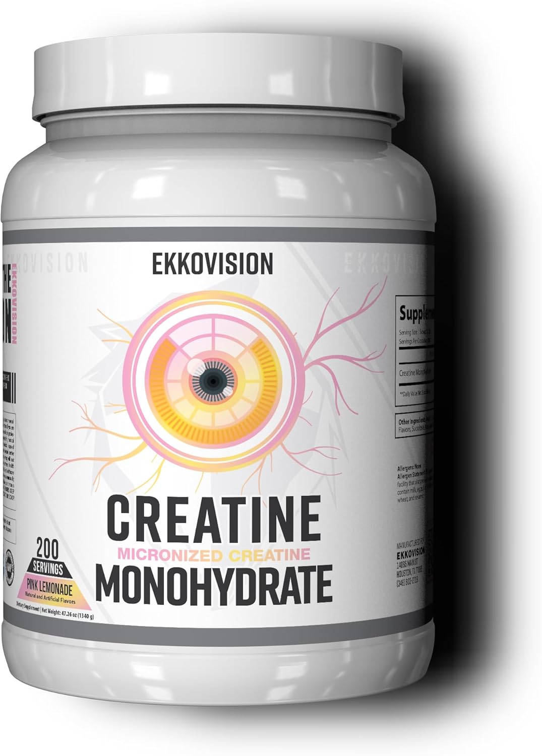 Ekkovision Creatine Monohydrate Powder for Energy Support