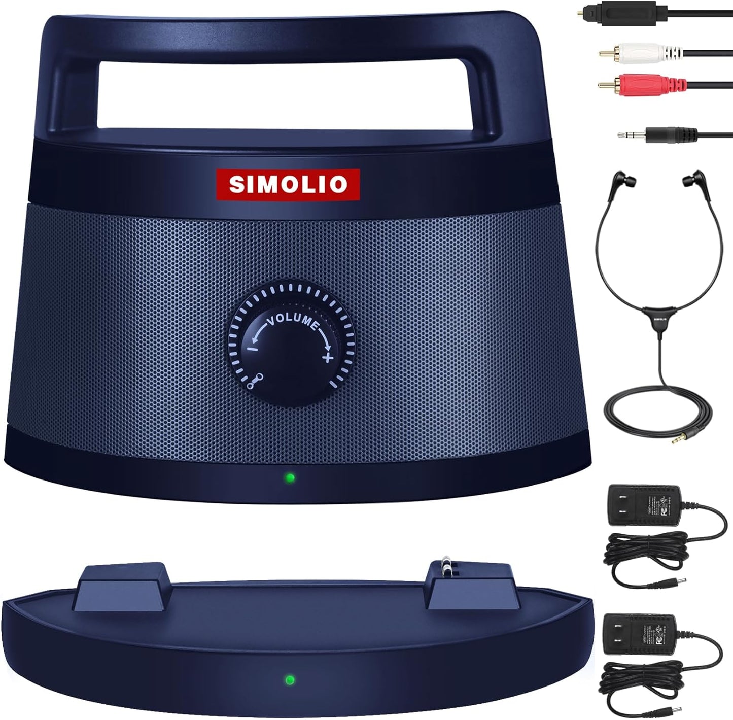 Simolio Wireless TV Speakers: Clear Dialog, Ideal for Hearing Impaired