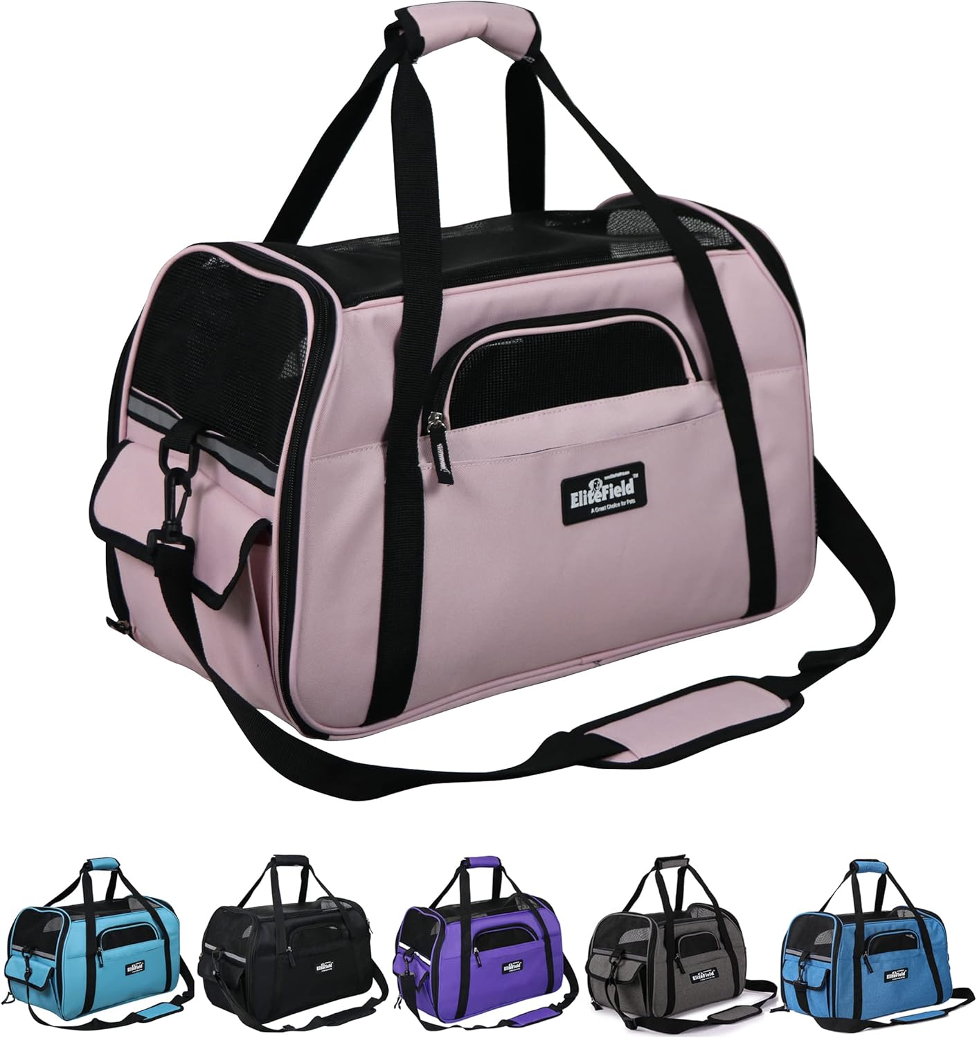 EliteField Soft Pet Carrier for Travel - Airline Approved Design
