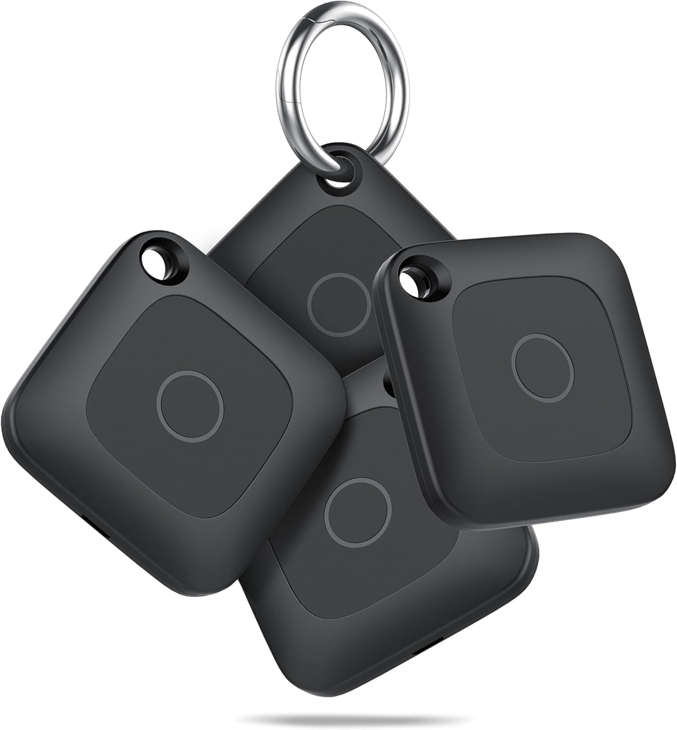 Hoxe Bluetooth Key Finder 4-Pack - Track Keys Anywhere!