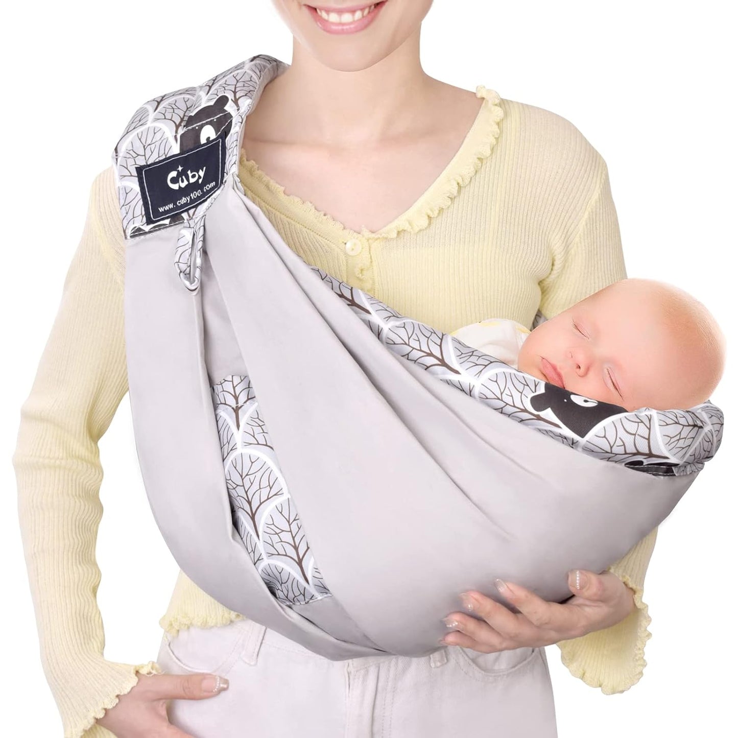 Cuby Natural Cotton Baby Carrier - Extra Comfortable