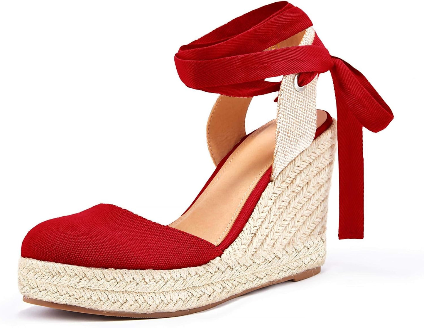 Ermonn Womens Espadrilles Wedge Sandals for Stylish Summer Wear