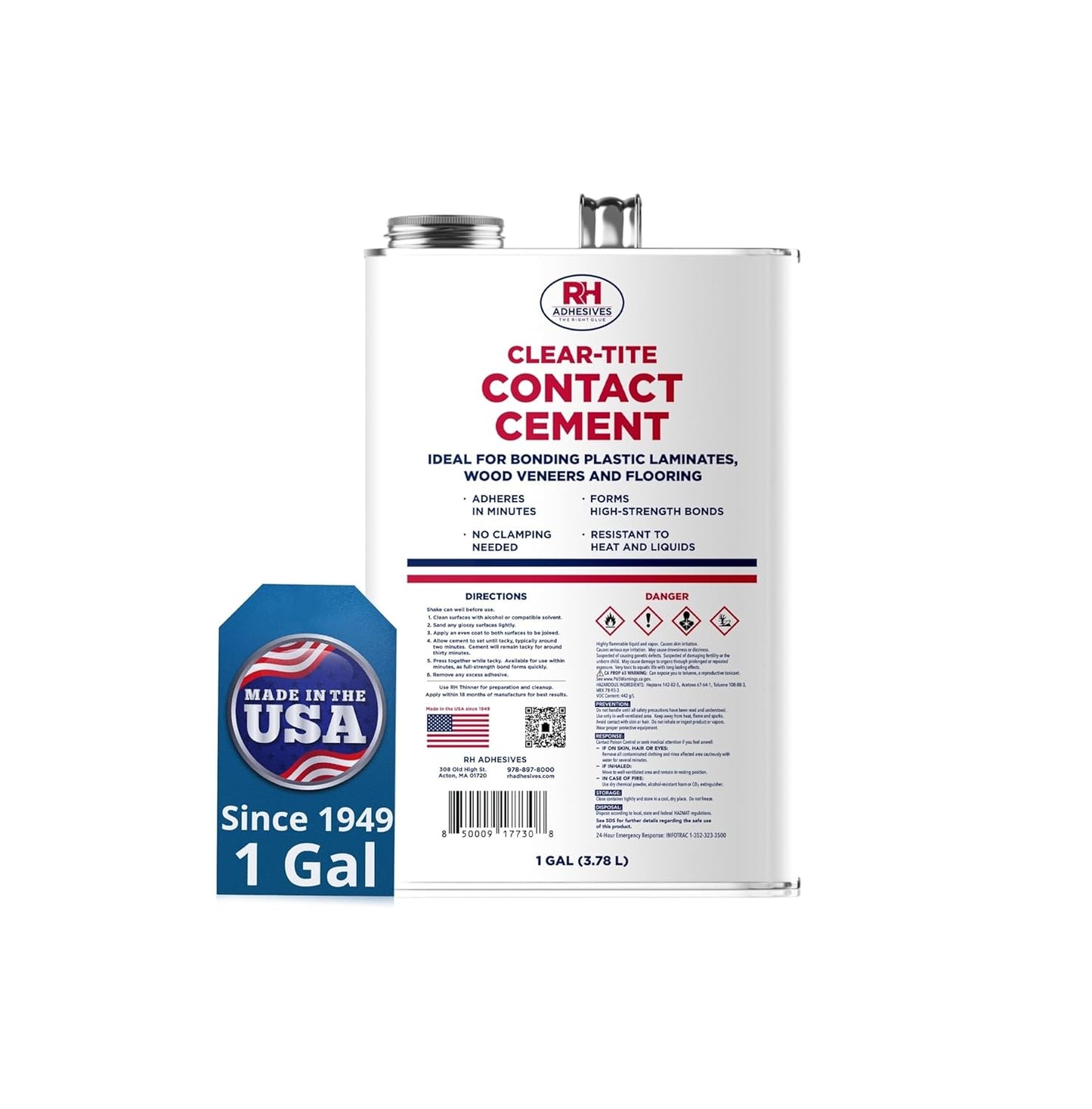 Clear-Tite Contact Cement for High-Temperature Bonding Needs