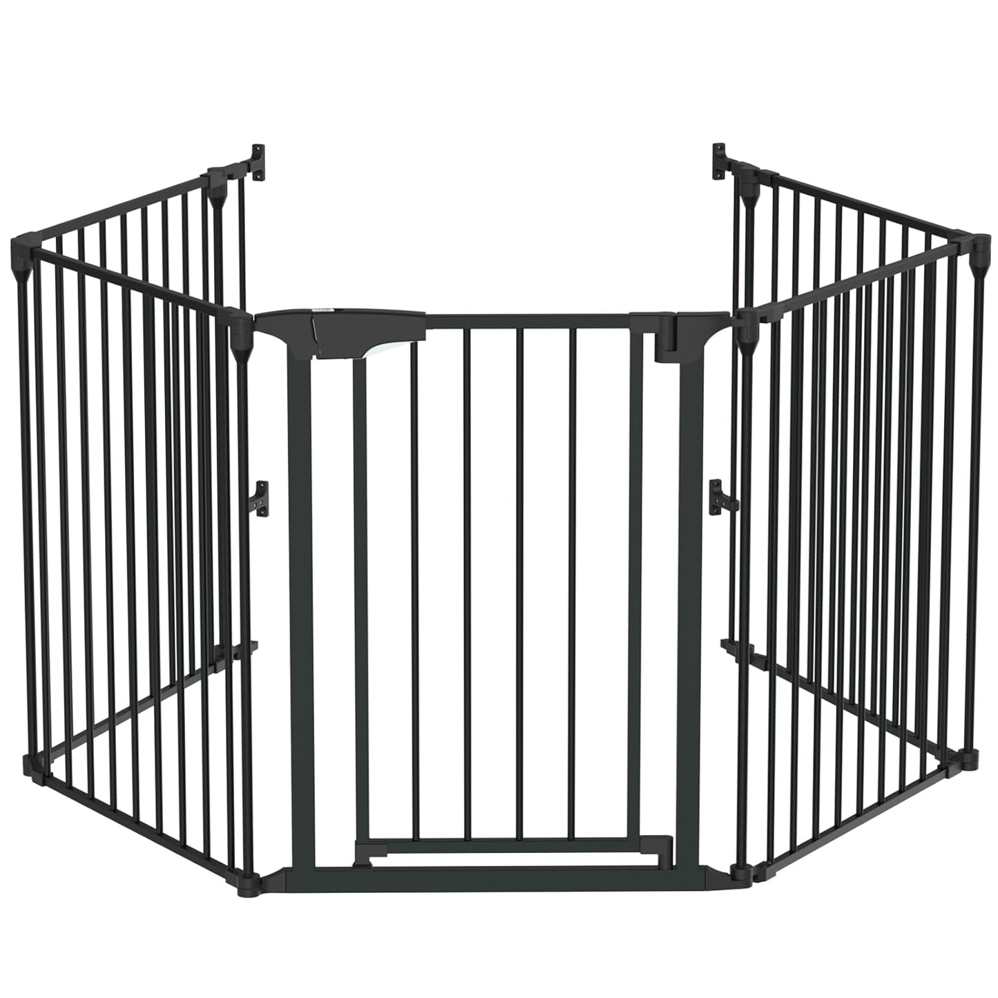 Bonnlo 120 Inches Wide Configurable Baby Gate for Safety