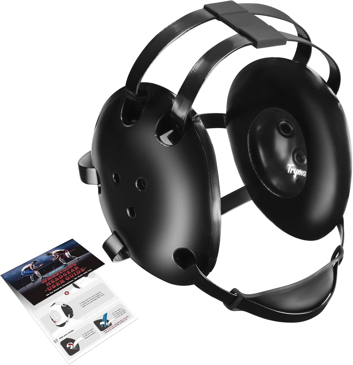 Youth Wrestling Headgear with Chin Cup for Ultimate Protection
