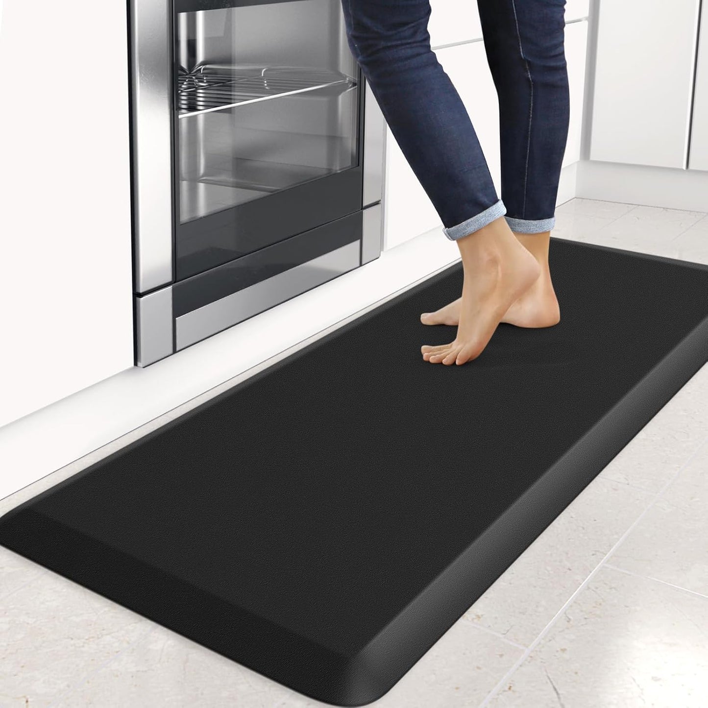 4/5 Inch Thick Kitchen Mats for Floor - Comfort Anti Fatigue Mat