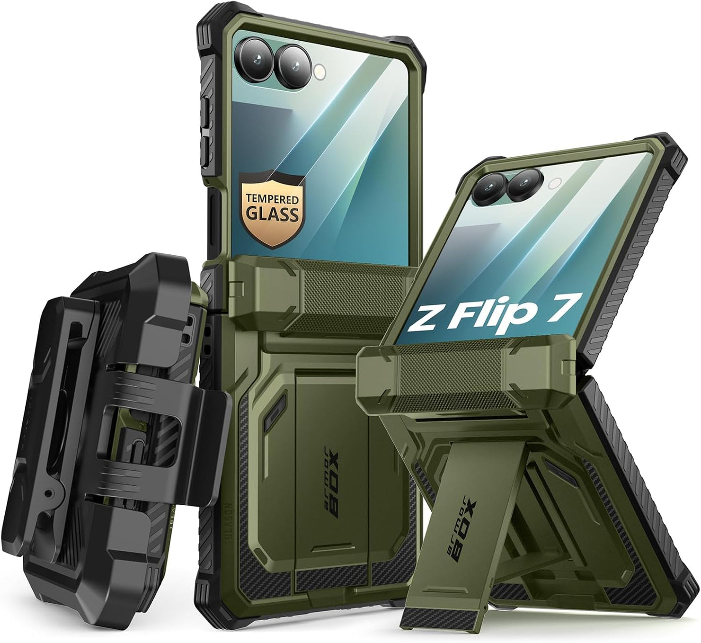 i-Blason Samsung Galaxy Z Flip 7 Case with Stand and Protection